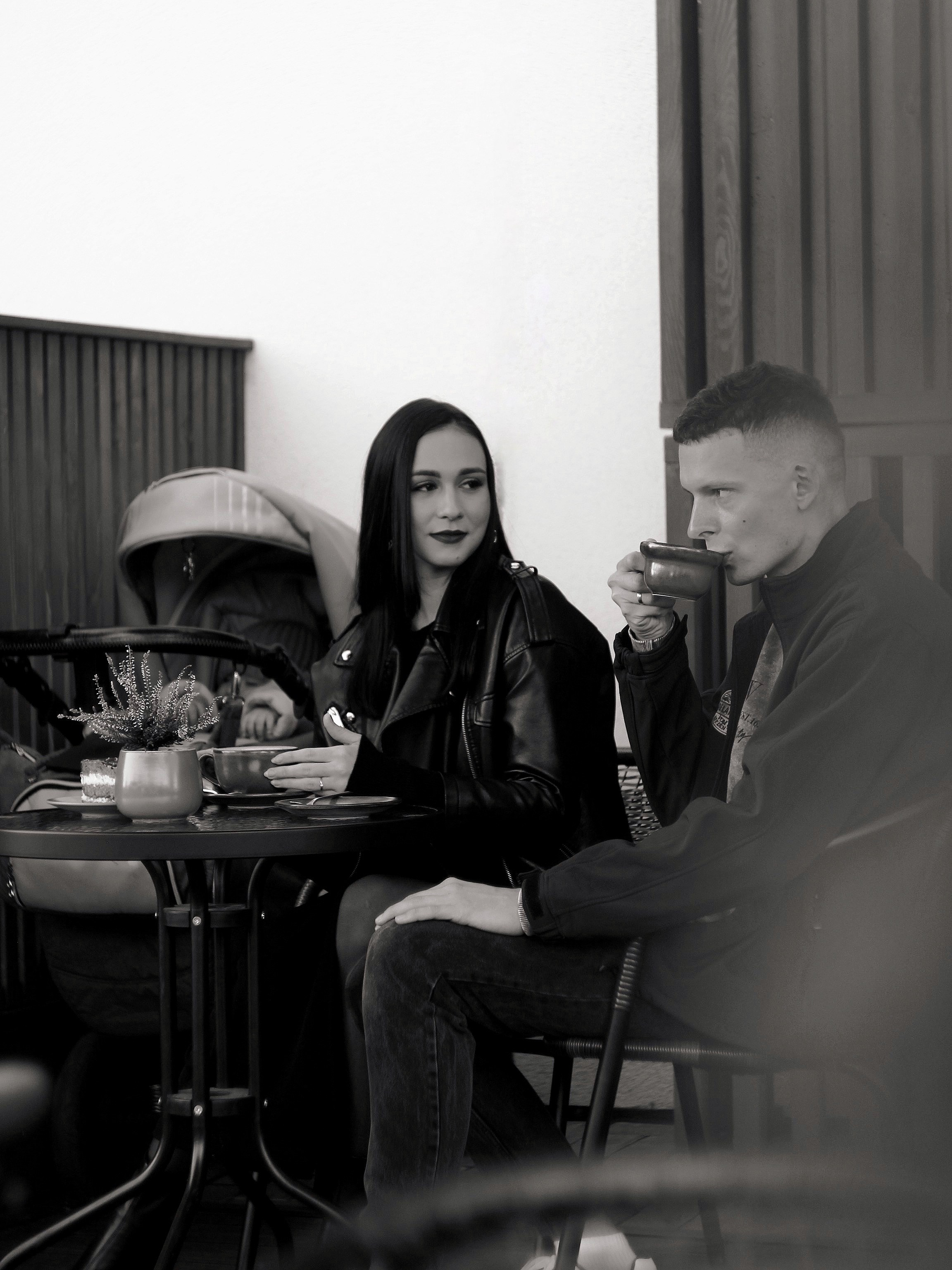 В кофейне. Photography Eva