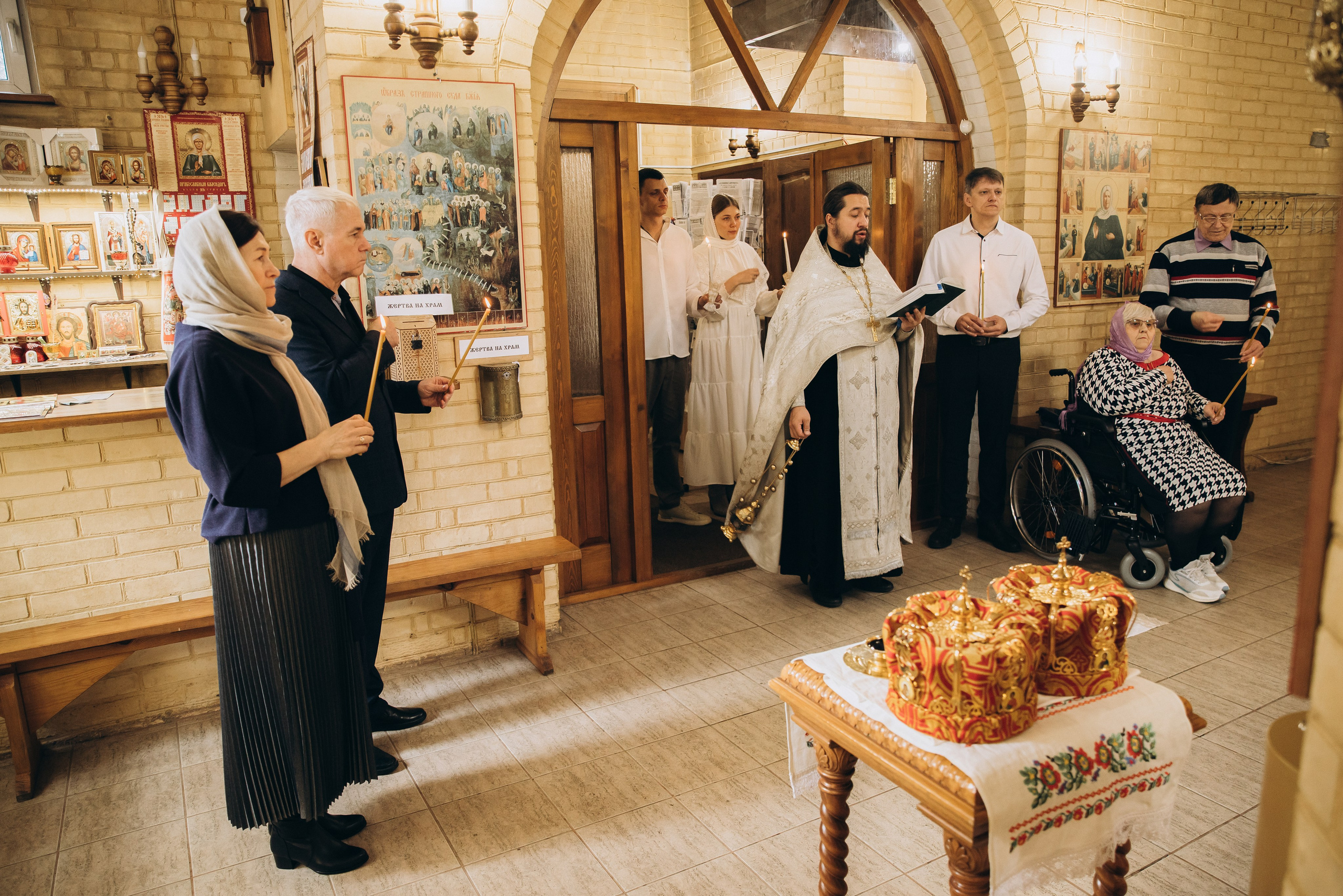 Таинство венчания Алексея и Ольги. Детский и семейный фотограф в Пушкино, Мытищи, Москва Сергеева Светлана