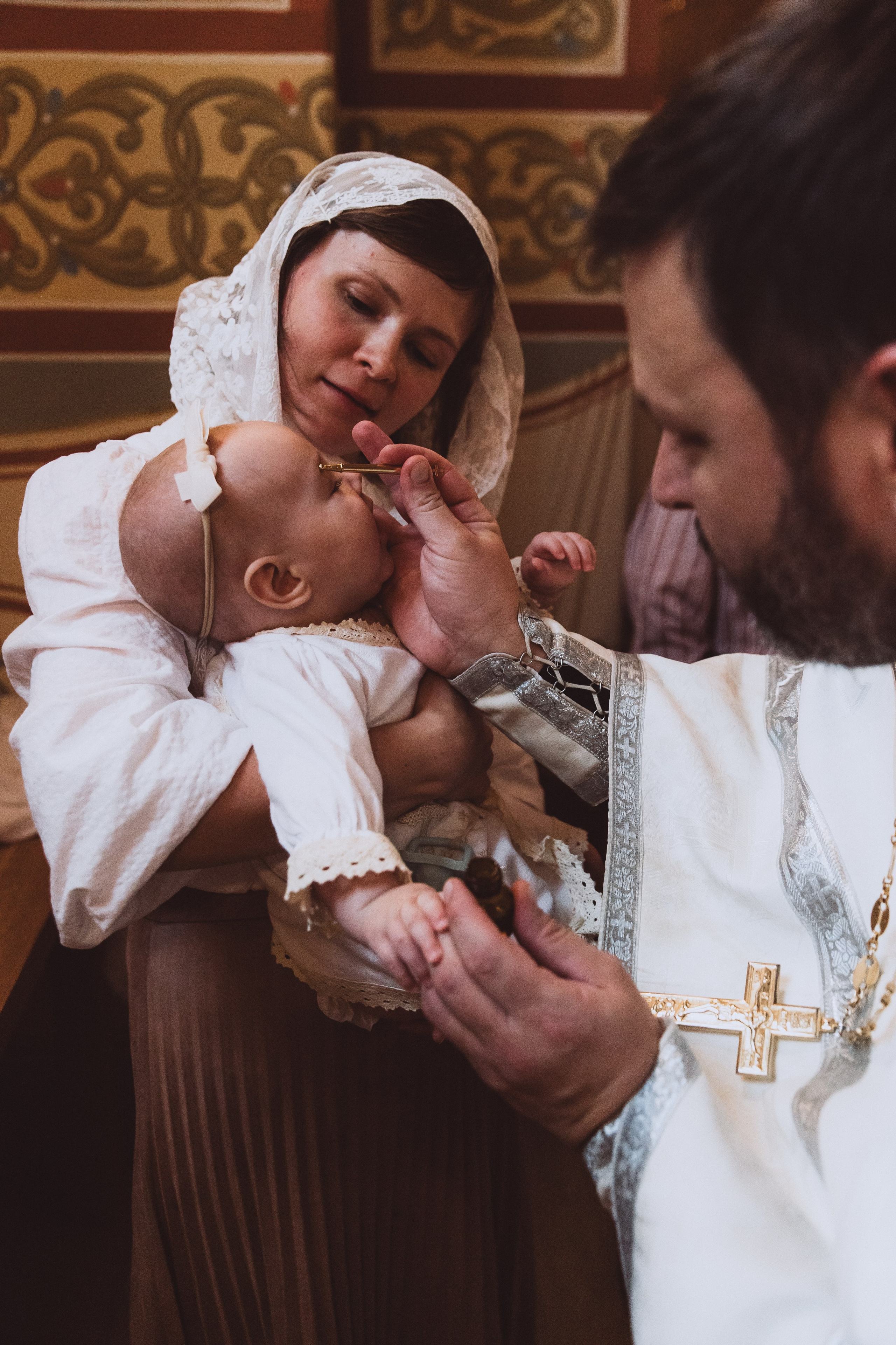 Таинство Крещения Николь в Гефсиманском Черниговском ските. Детский и семейный фотограф в Пушкино, Мытищи, Москва Сергеева Светлана