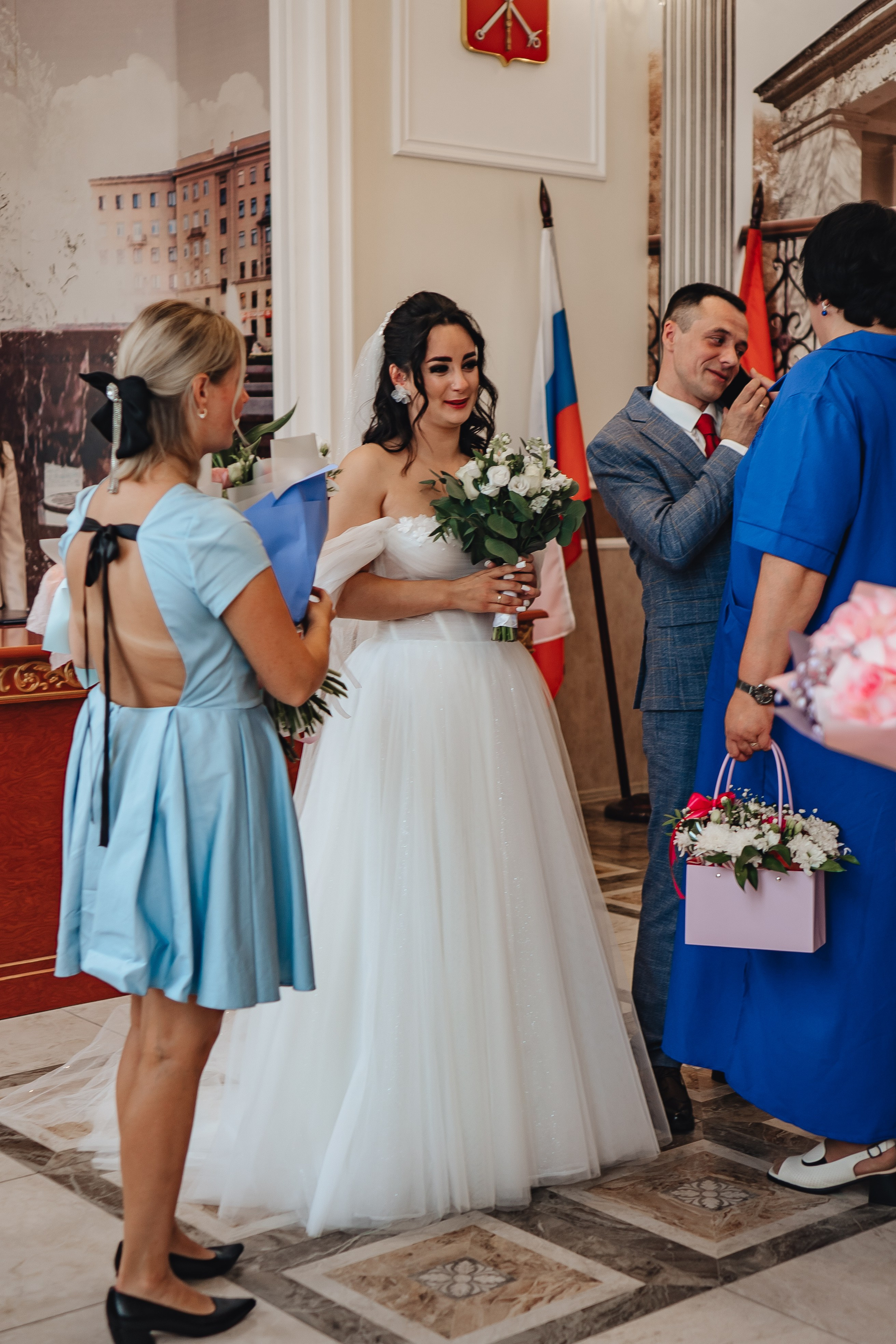 СВАДЕБНАЯ СЬЕМКА В ЗАГСЕ НА МОСКОВСКОМ ПРОСПЕКТЕ. Профессиональный фотограф, Санкт-Петербург — Виктория Богомолова