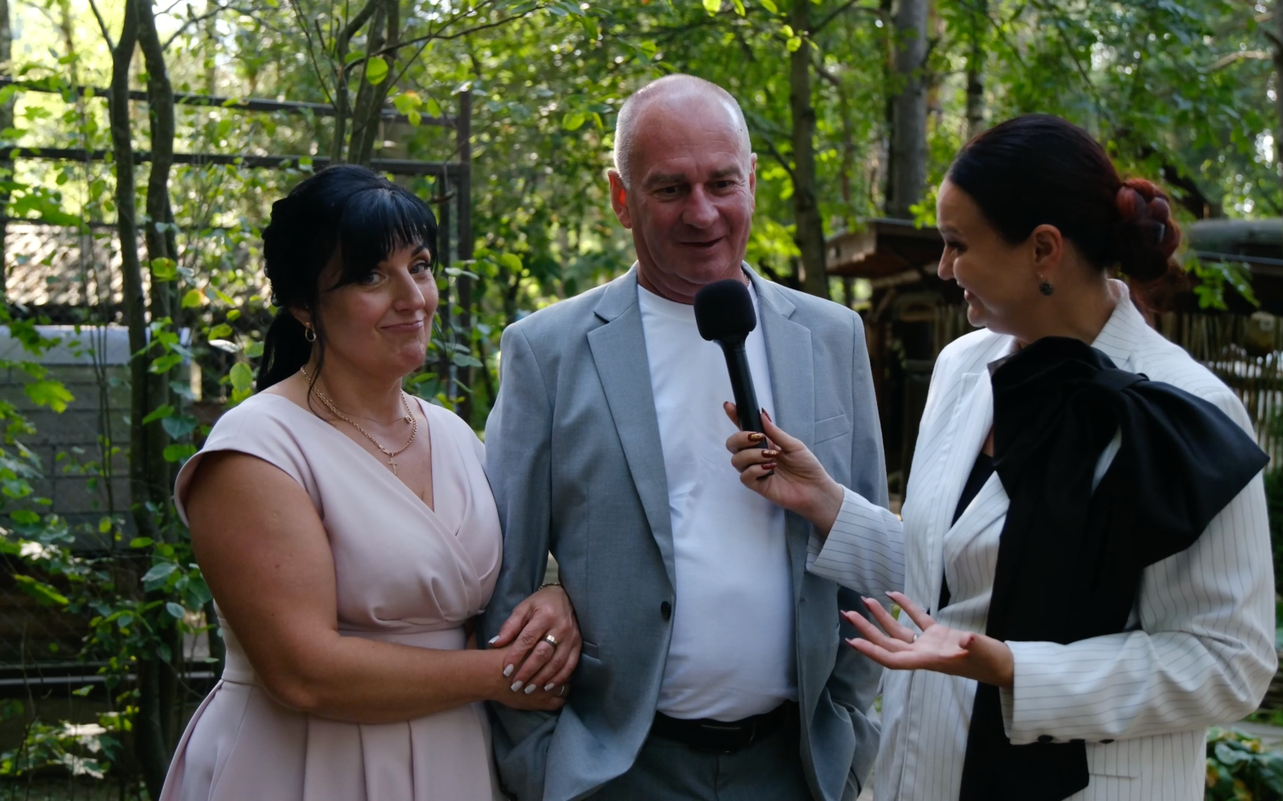 Свадебное SDE интервью на Лесной поляне. Репортажный видеограф Илья Сухоносиик