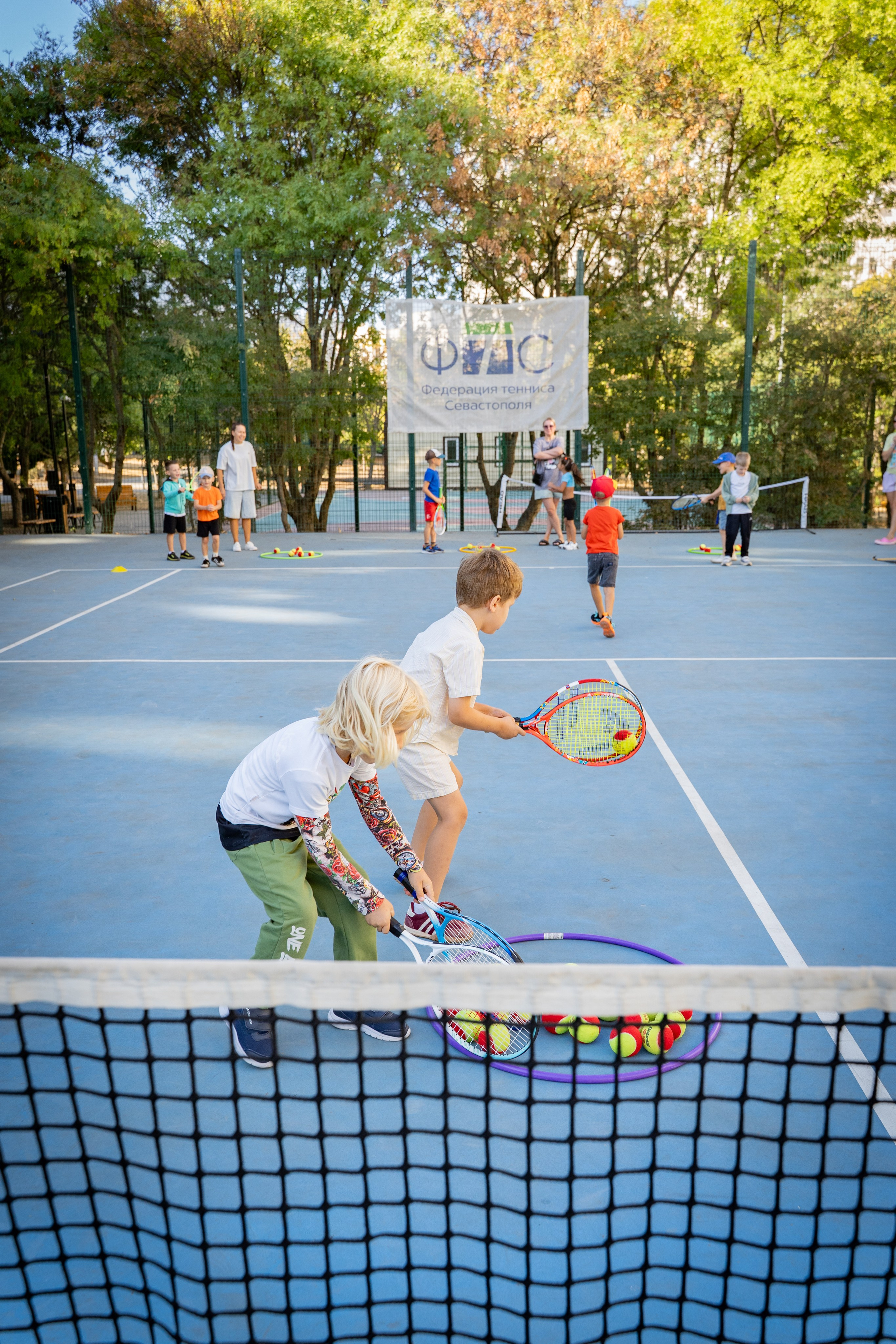 Федерация тенниса Севастополь. Малыши. Анастасия Дунаева. Фотограф в Севастополе