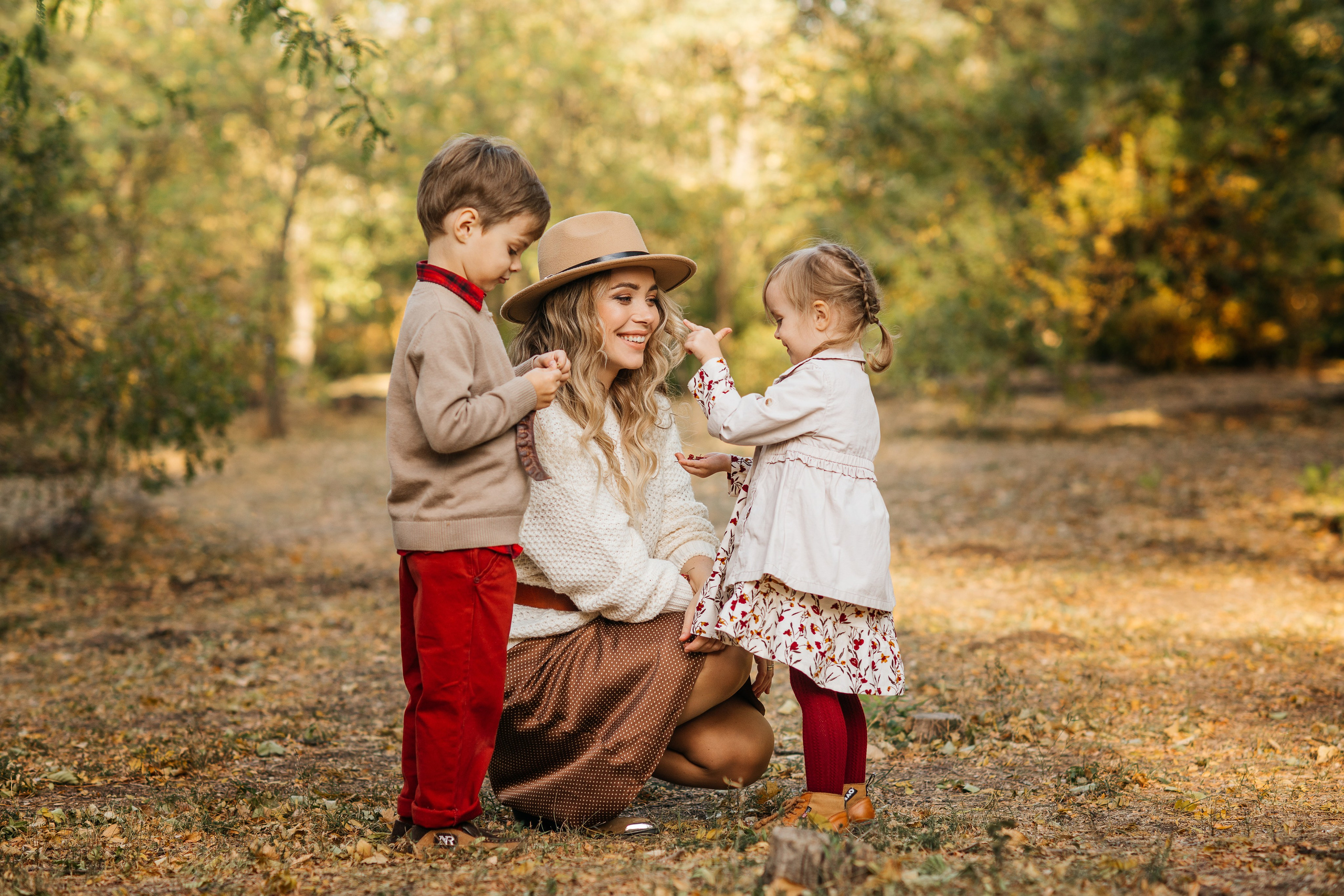 Осенняя прогулка семьи. Свадебный и семейный фотограф Надежда Соловьева