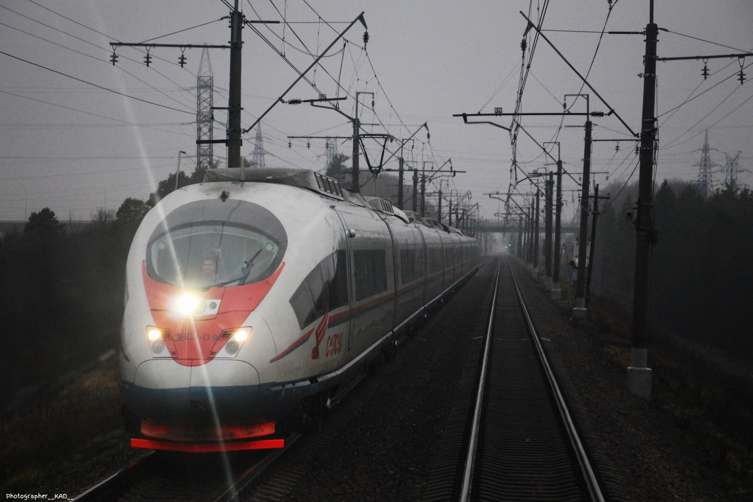 Железная дорога. Photographer K.A.D