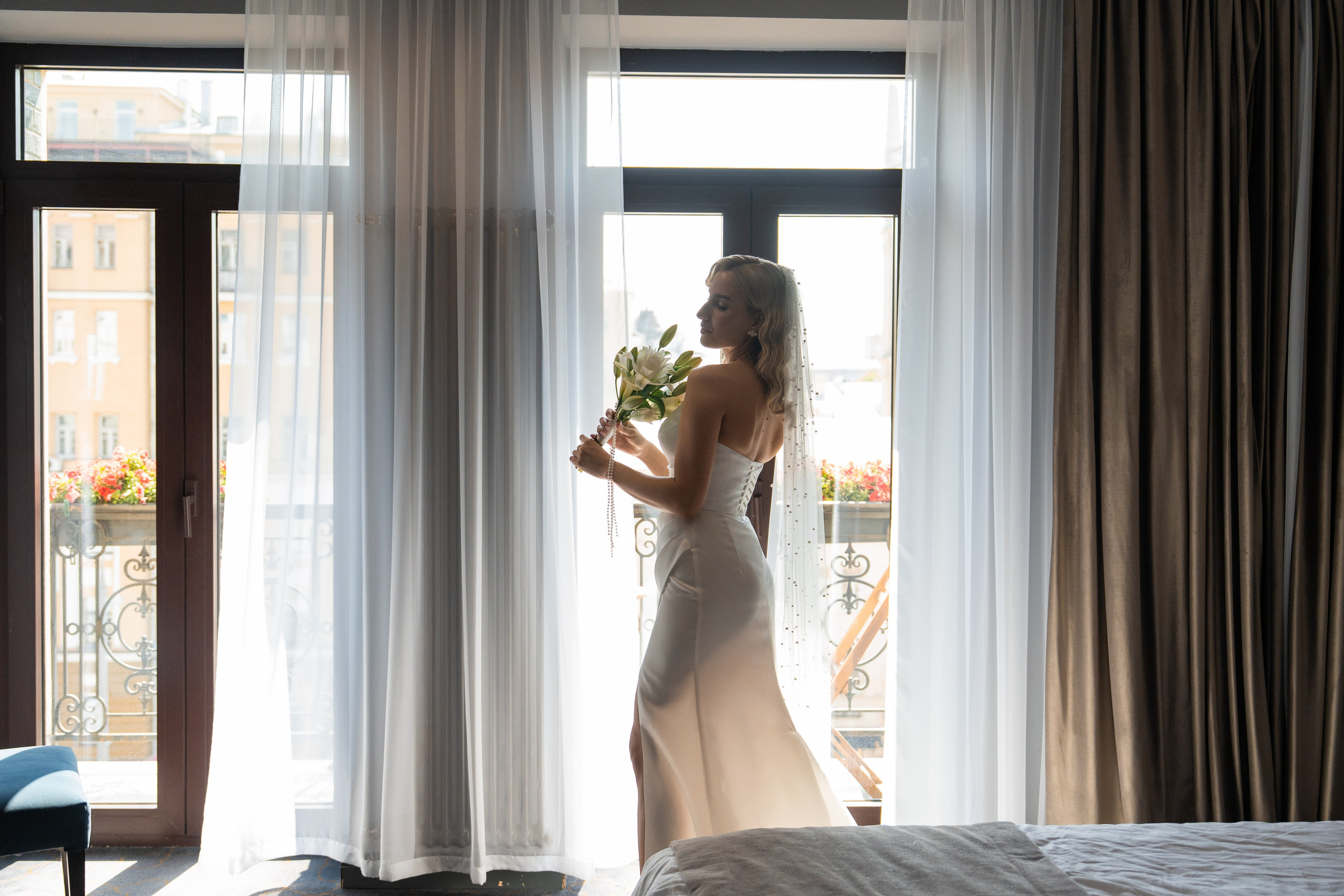 Свадебная фотосессия в Москве, регистрация в Кутузовском ЗАГСе Москва. Свадебный фотограф в Москве Анна Полушина