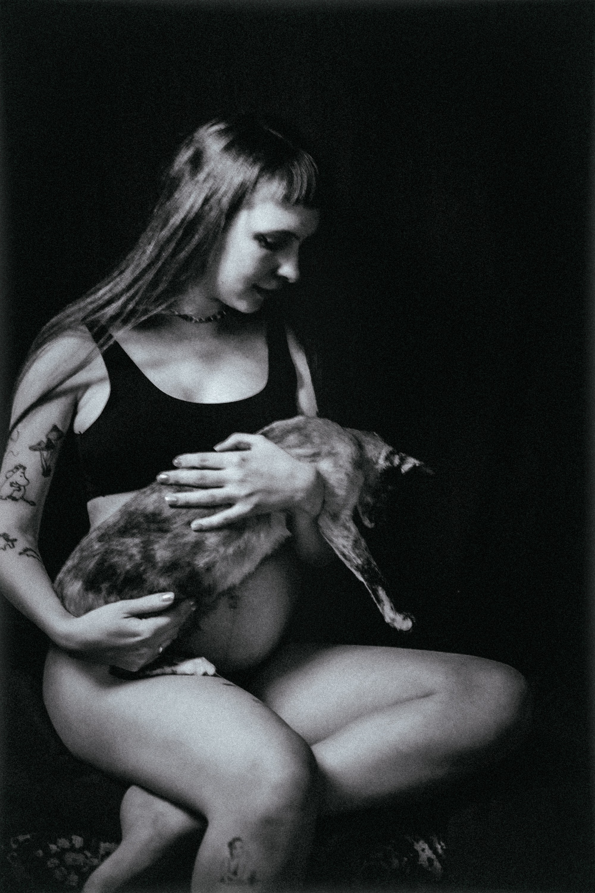 Катя. Домашняя студия. RawCat. Портретная фотография Екатеринбург