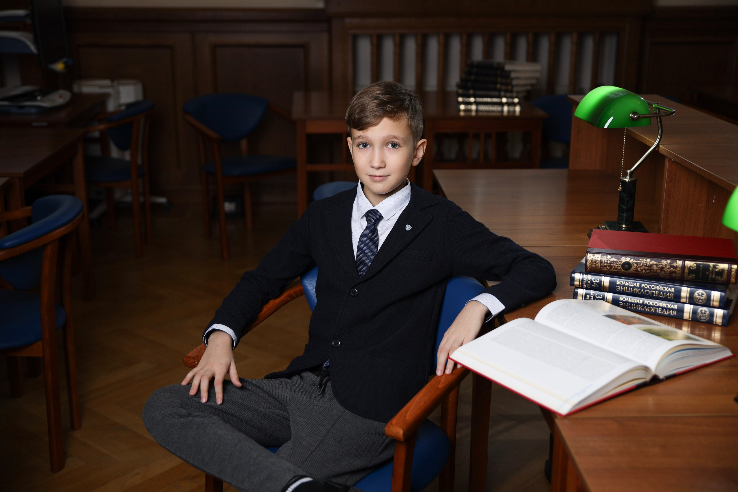 Съемка для 4 класса в библиотеке. Анна Таркина