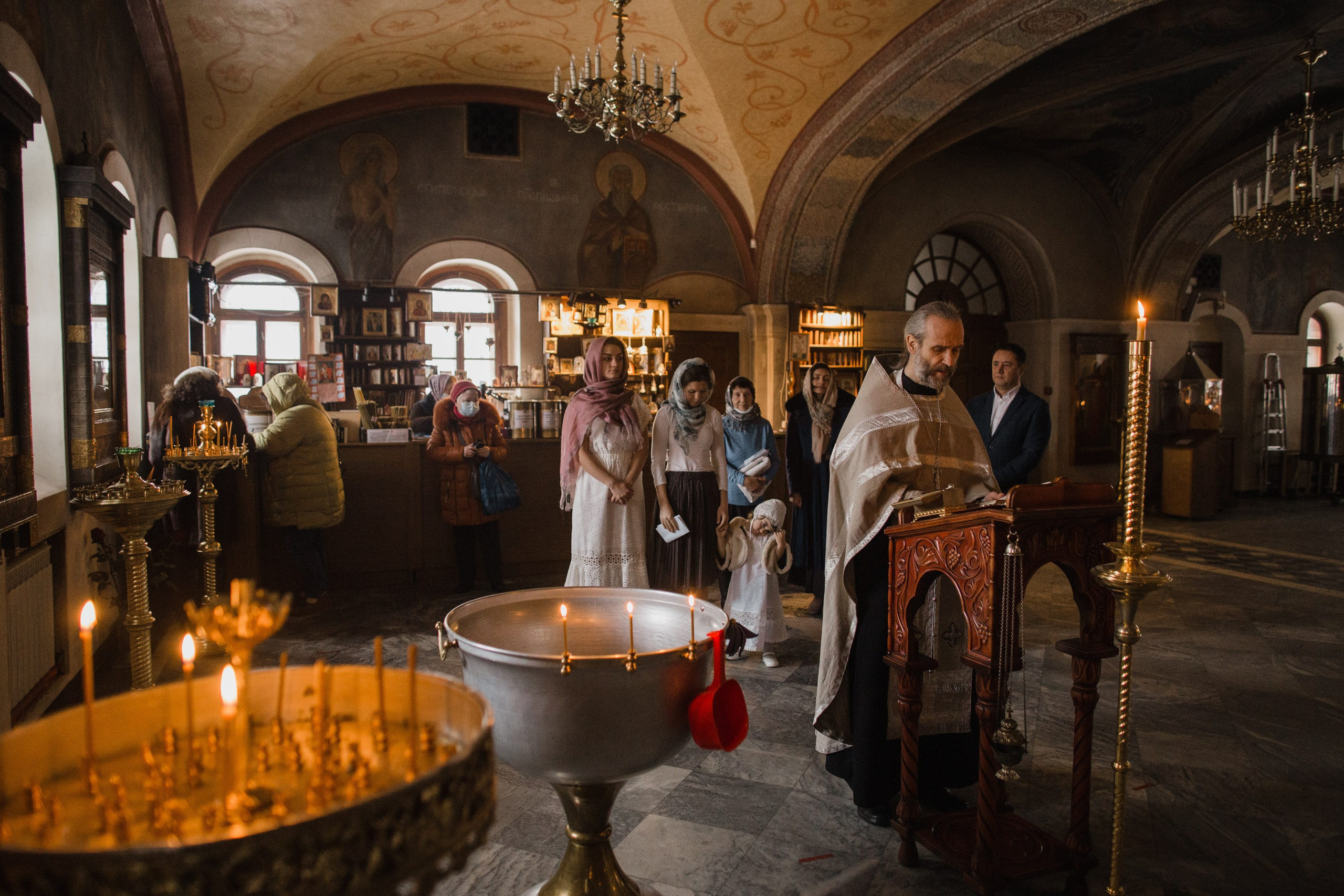Крещение. Репортажный и свадебный фотограф в Москве Лена Таращенко