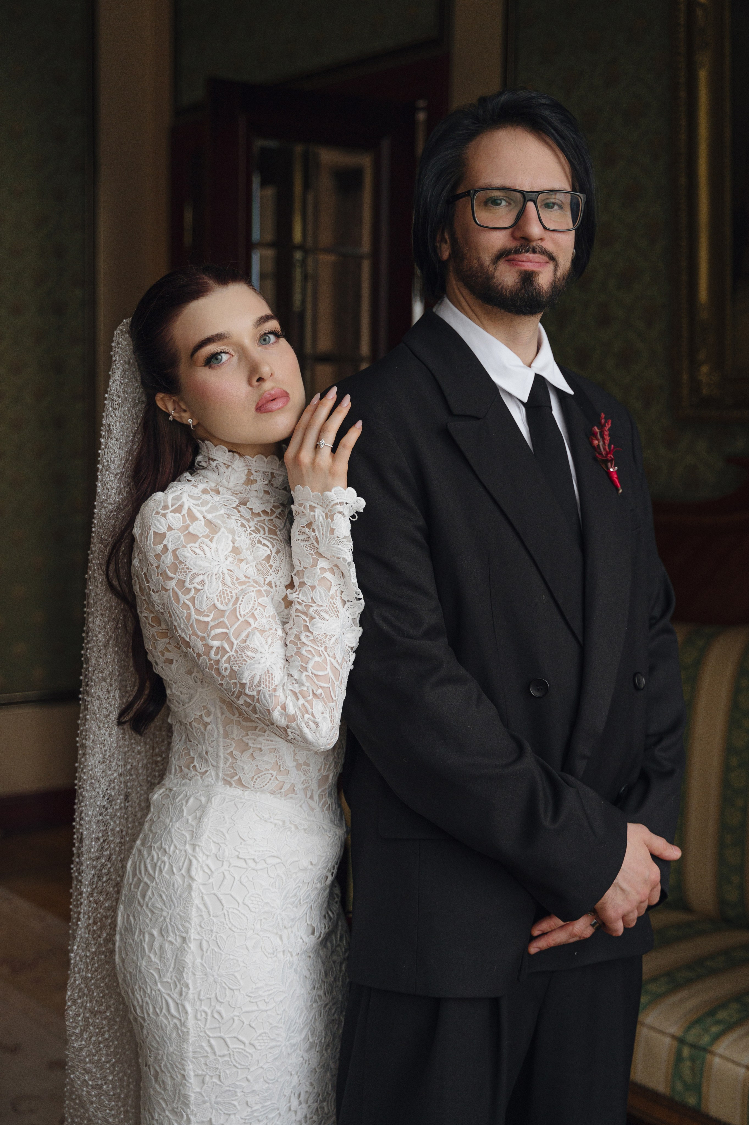 Денис и Анастасия. Метрополь и Особняк Спиридонова. Свадебный фотограф Москва и Санкт-Петербург. Анастасия Чудина