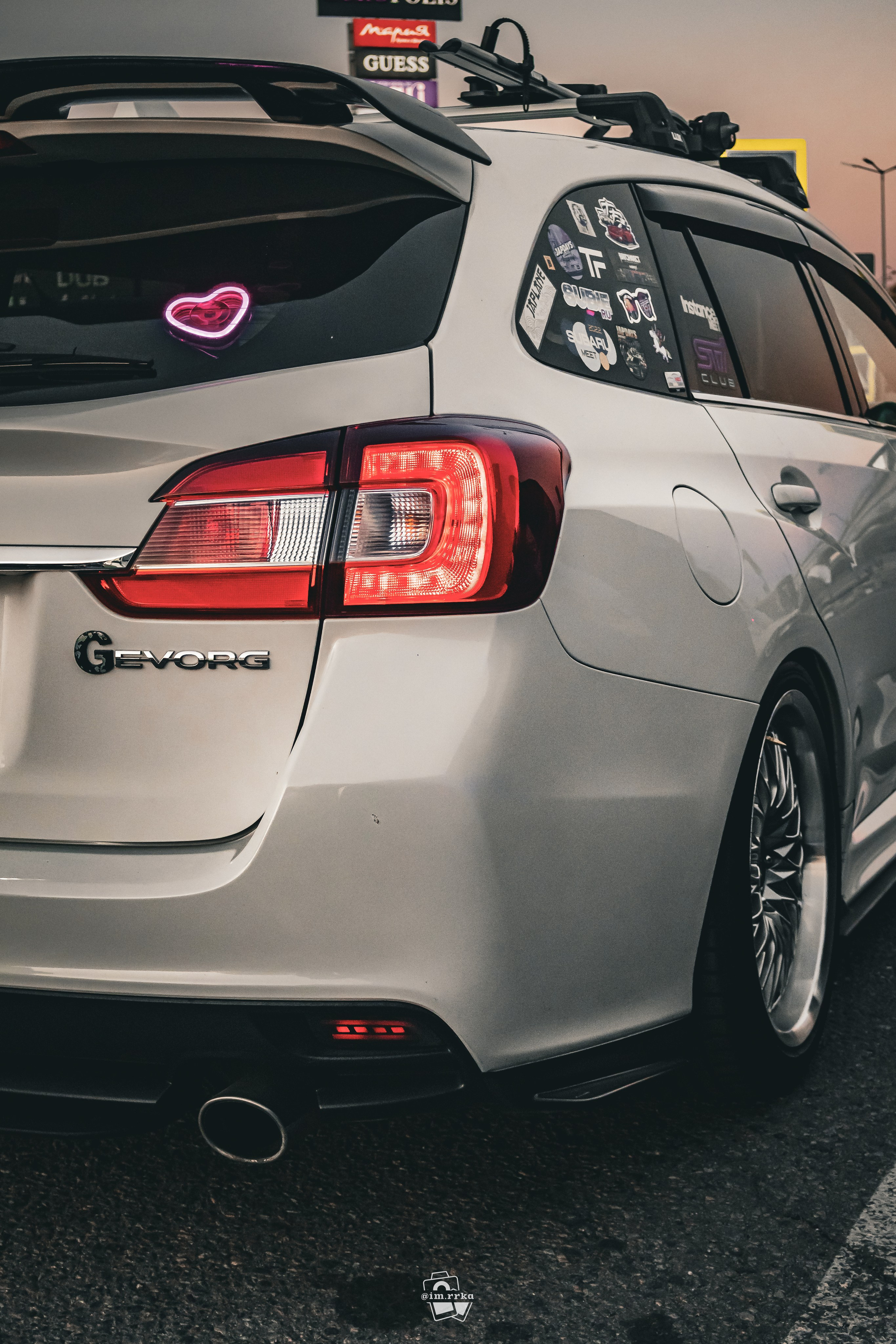 Короткая фотосессия. Subaru Levorg. Ирина Санрайз — Автомобильный фотограф в Москве