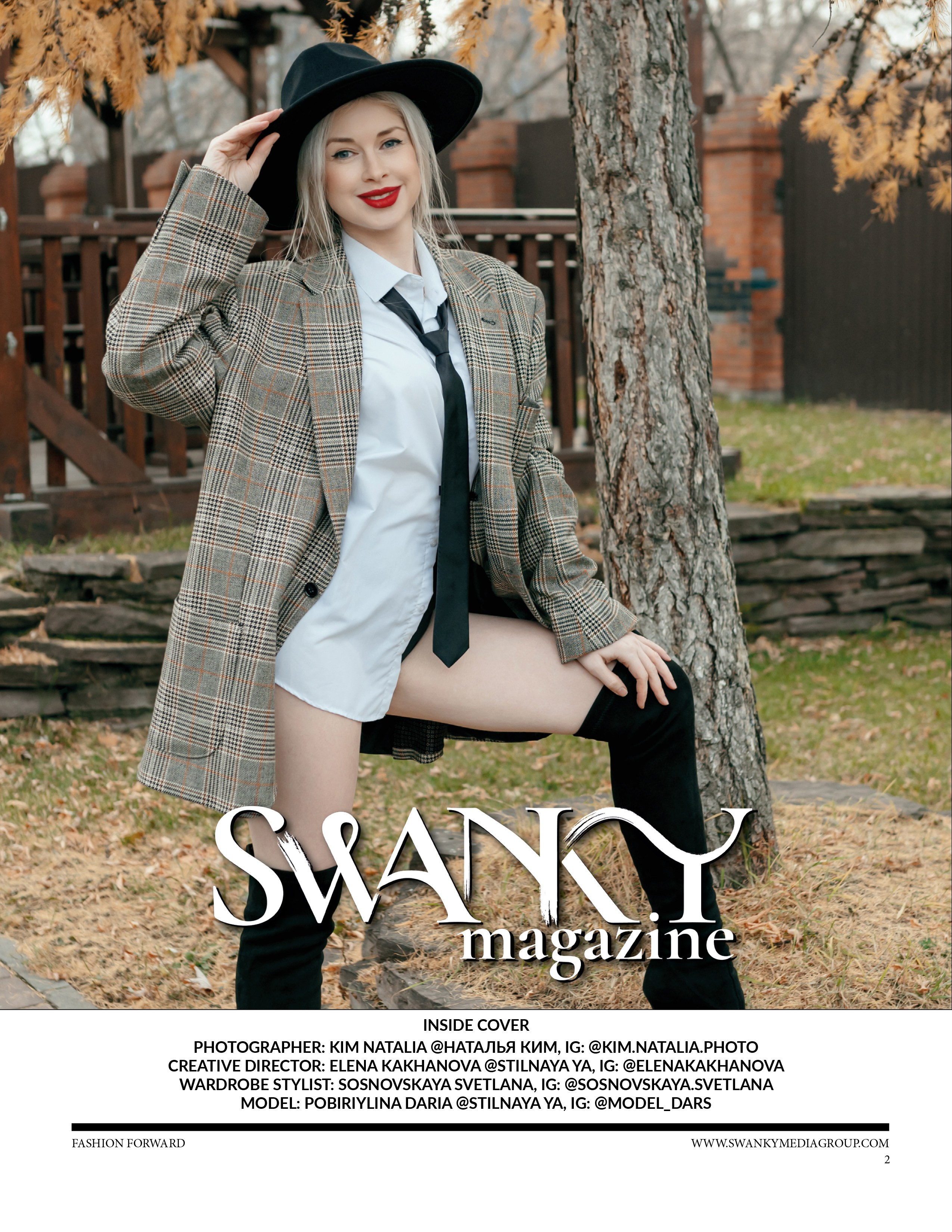 Swanky Mag Fashion & Beauty Desember 2024. Фотограф Ким Наталья в Красноярске