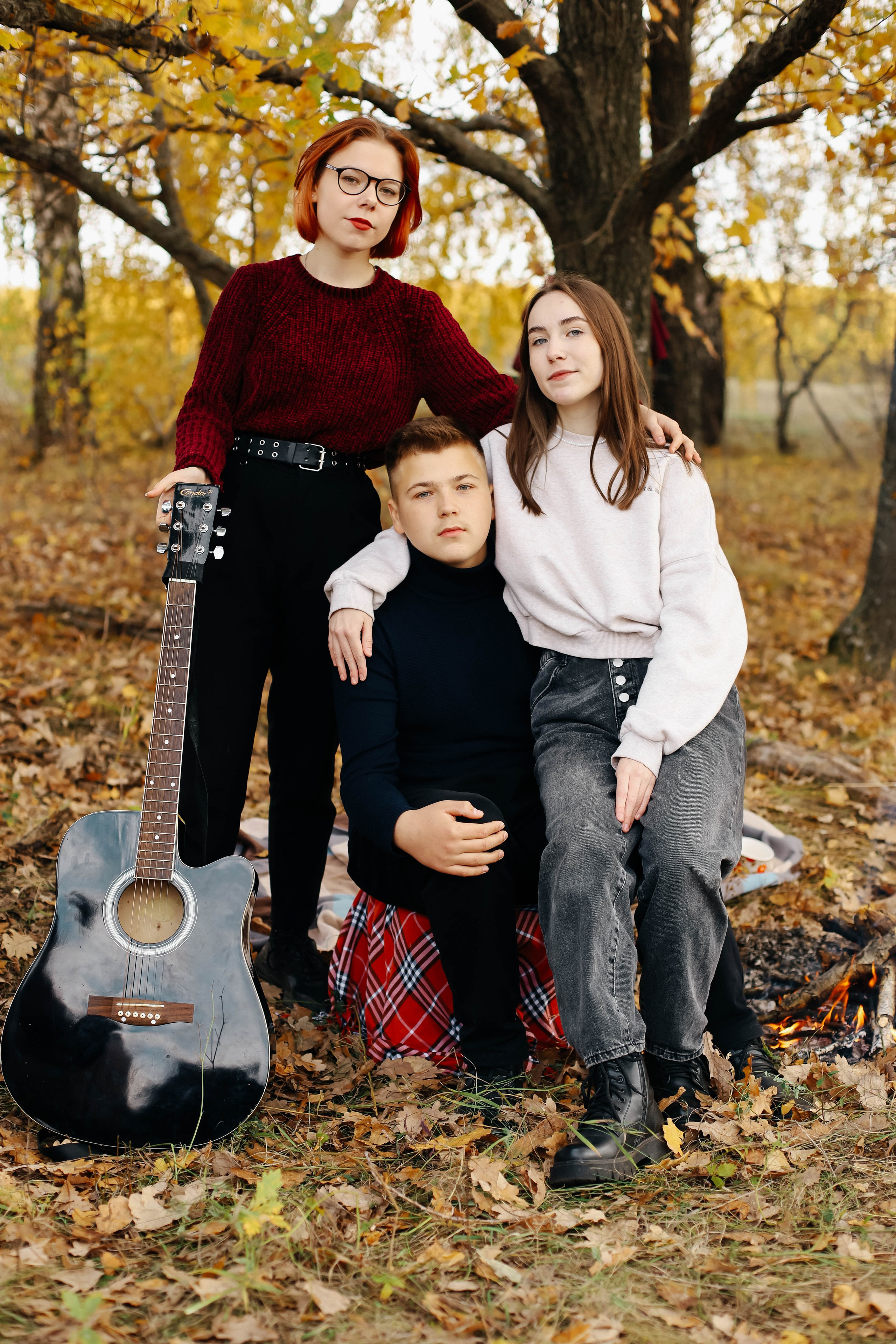 Осенняя фотосессия класса. Семейный и свадебный фотограф в Пензе Валерия Филюкова