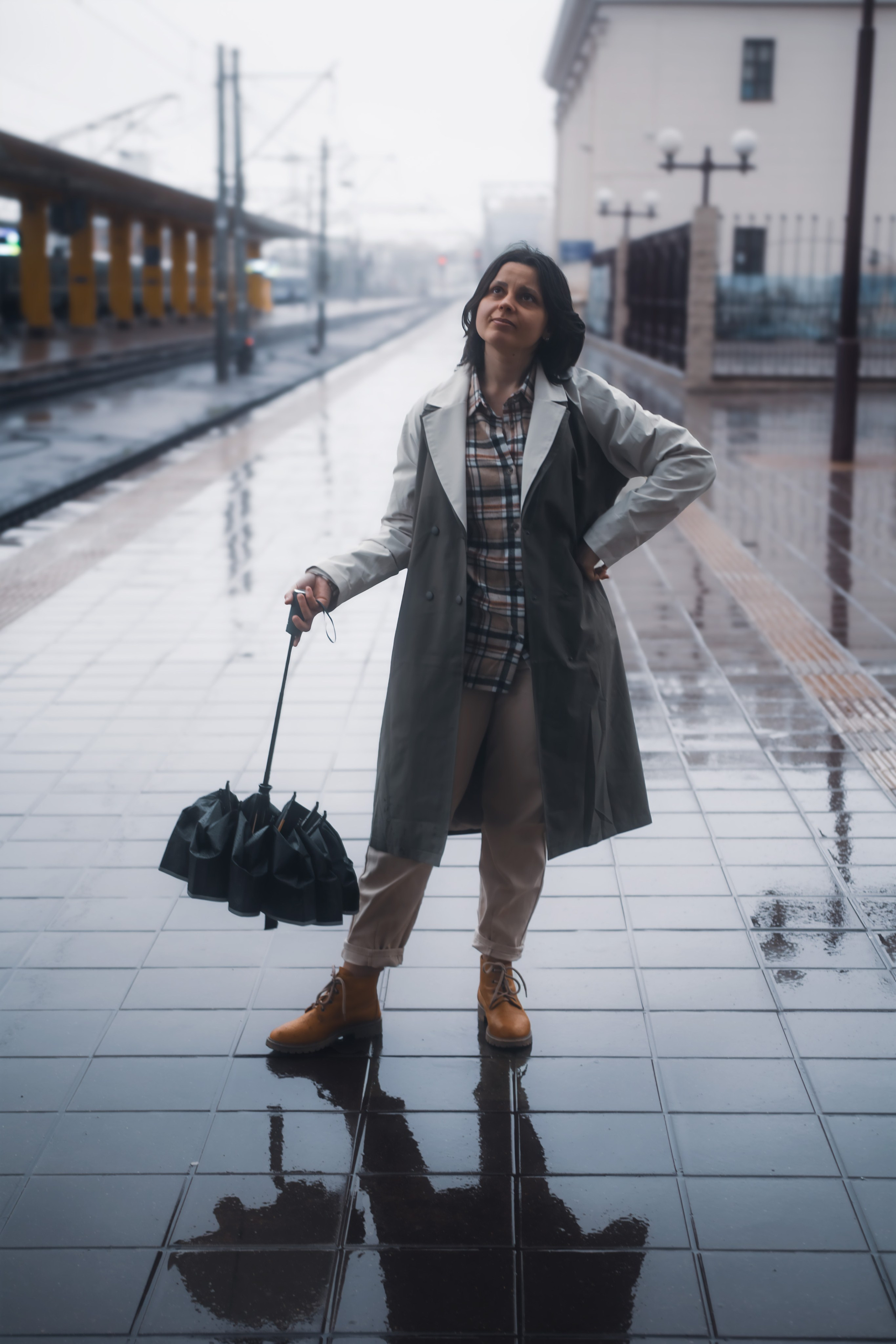 Фотосессия на вокзале