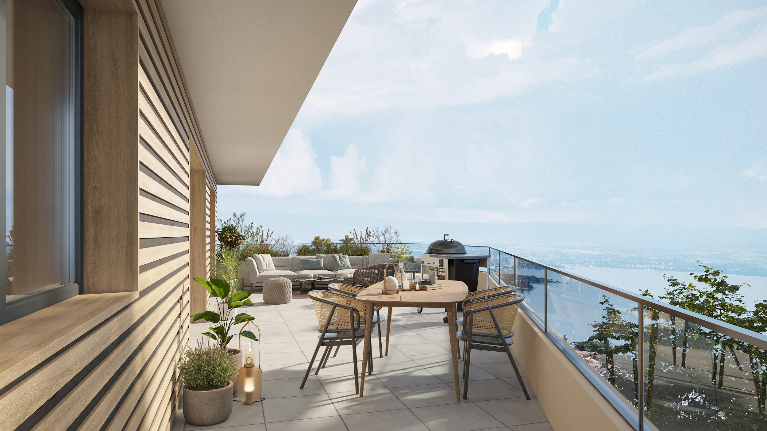 Terrace, Mudry Immobilier, Thonon-les-Bains