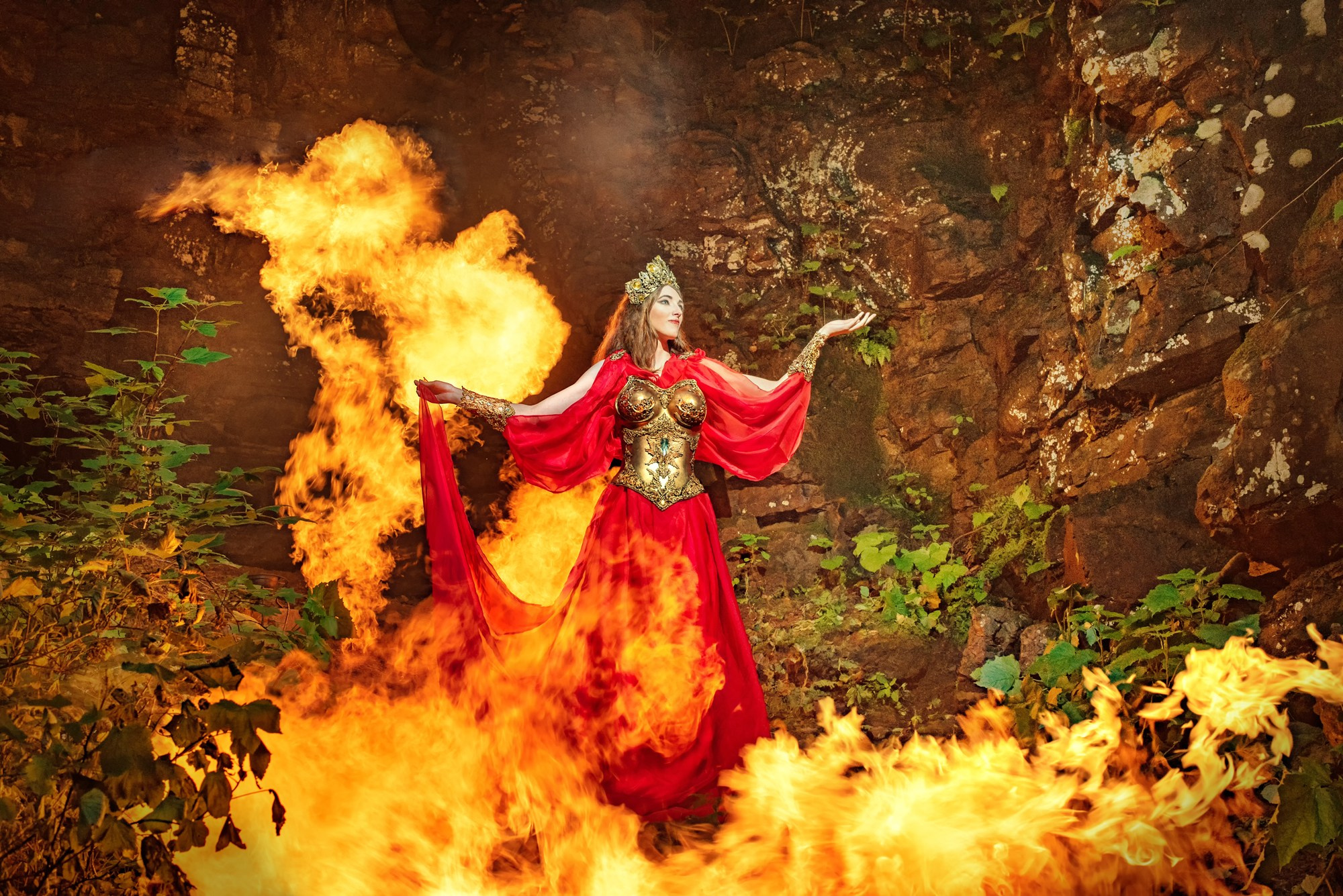 Фотосессии с огнем. Ксения Далишнева — сказочный фотограф во Владивостоке