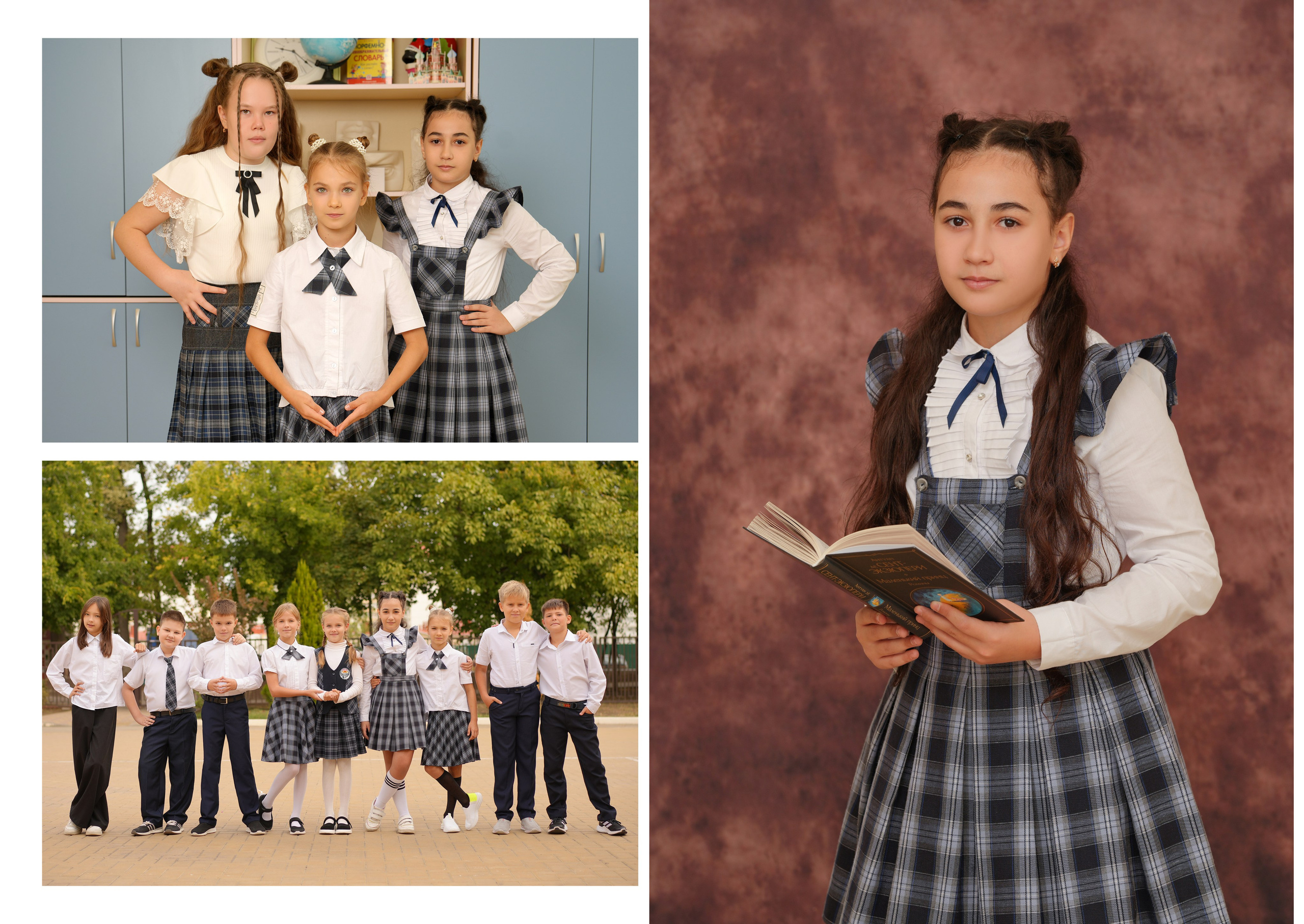 ШКОЛА 104 — 4 «В» класс. Красивый выпускной альбом в Краснодаре