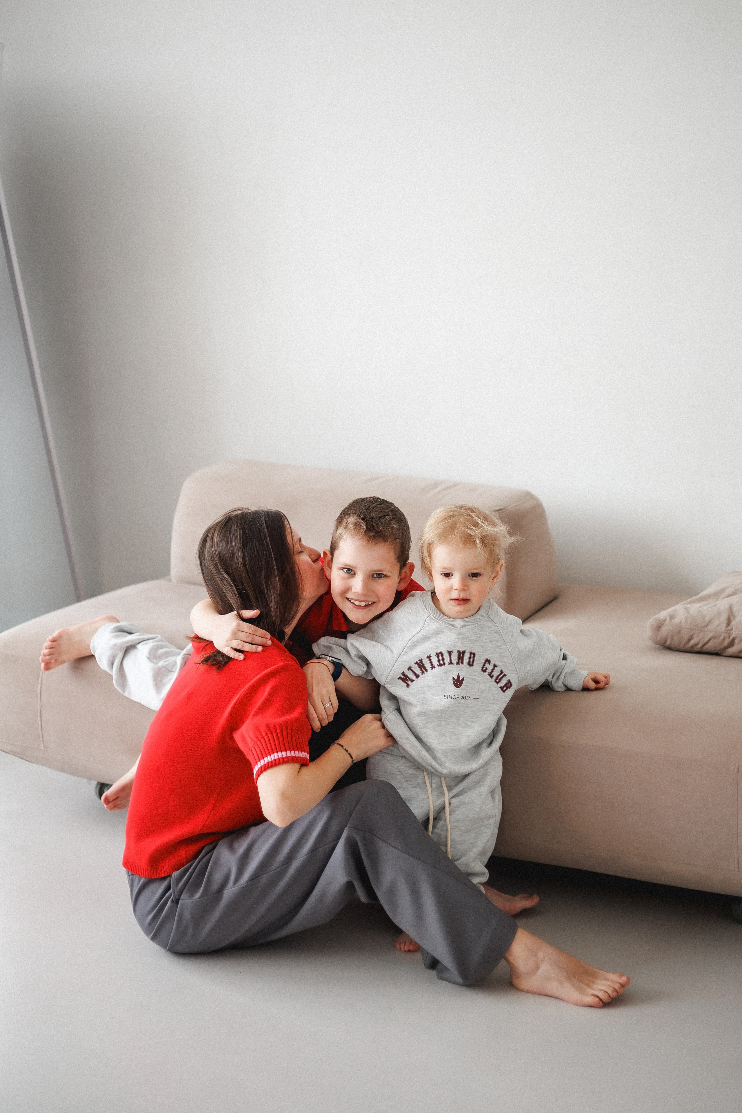 Даша и сыновья. Фотограф в Москве Базанова Дарья