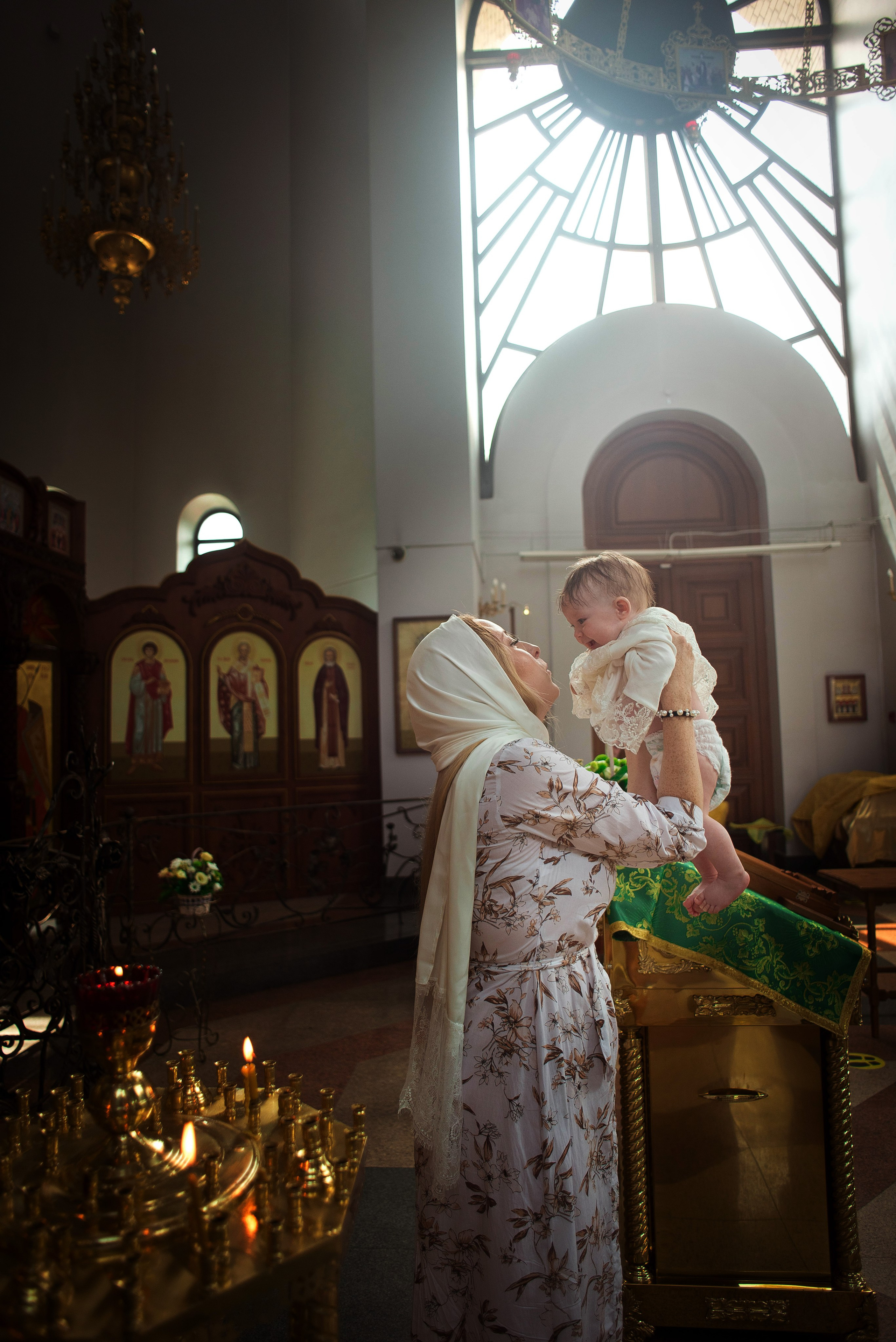 Крещение Варвары. Свадебный и семейный фотограф Яна Стражева. Волгоград, Москва