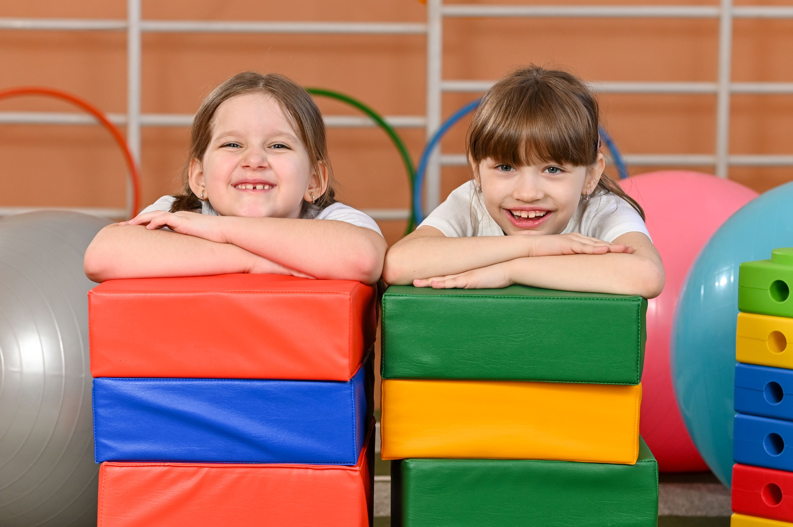 Детский сад на физкультуре. Семейный фотограф в г. Воскресенск Наталия Молева