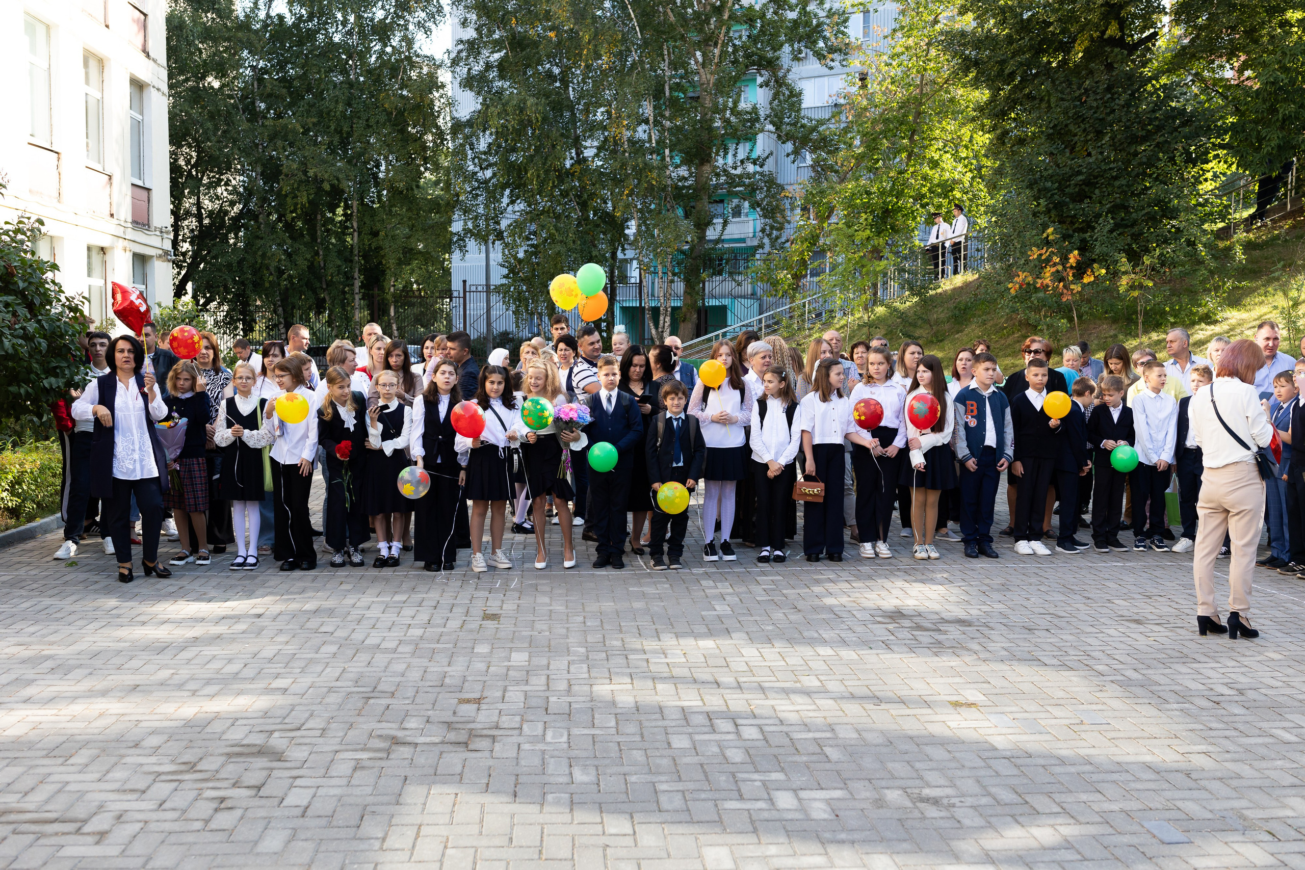 Линейка 1 сентября. Профессиональный Фотограф в Москве Андрей Славнов