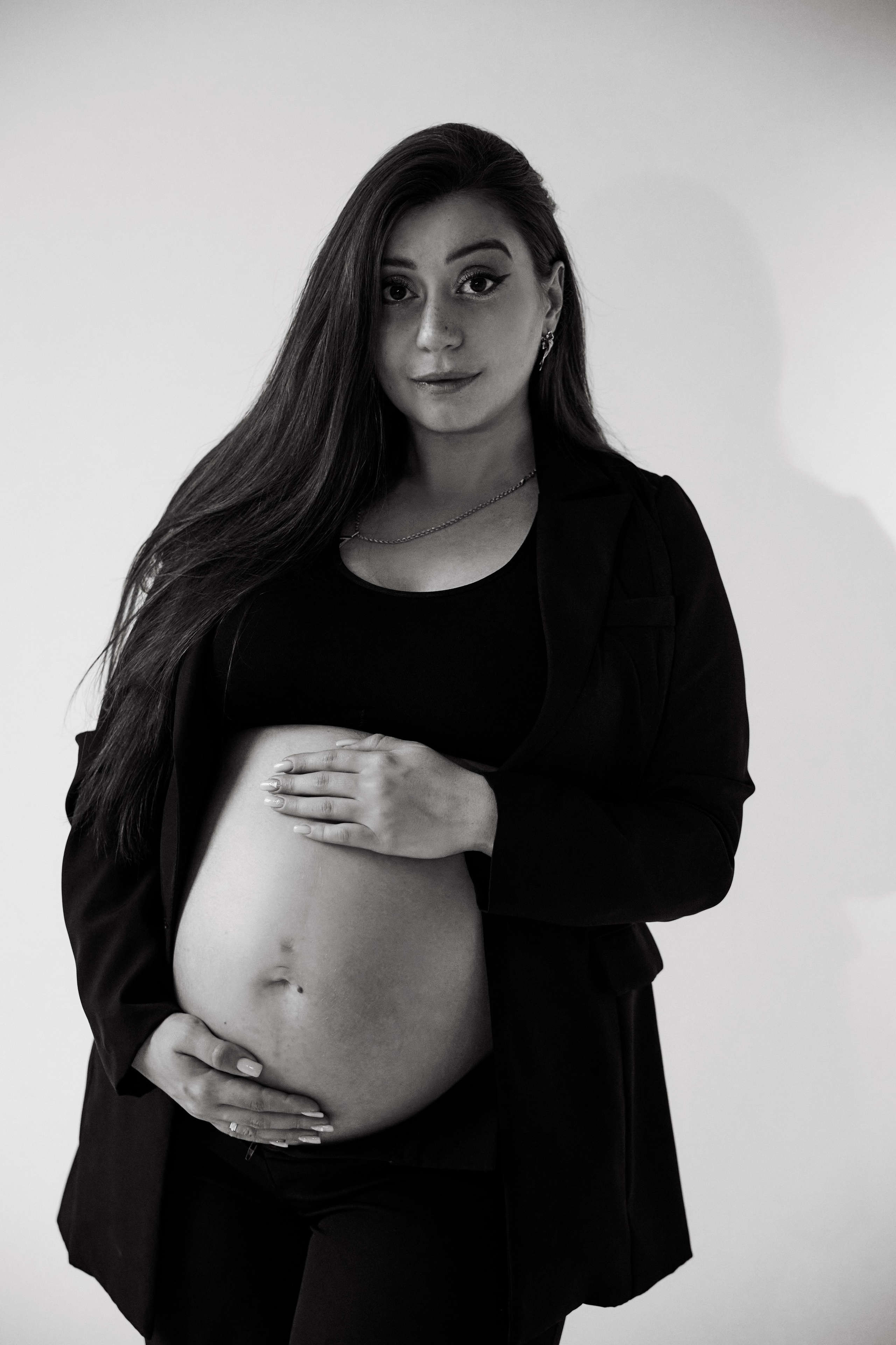Фотосессия беременности в студии. Портретный, семейный, свадебный фотограф в Магадане — Екатерина Литвин