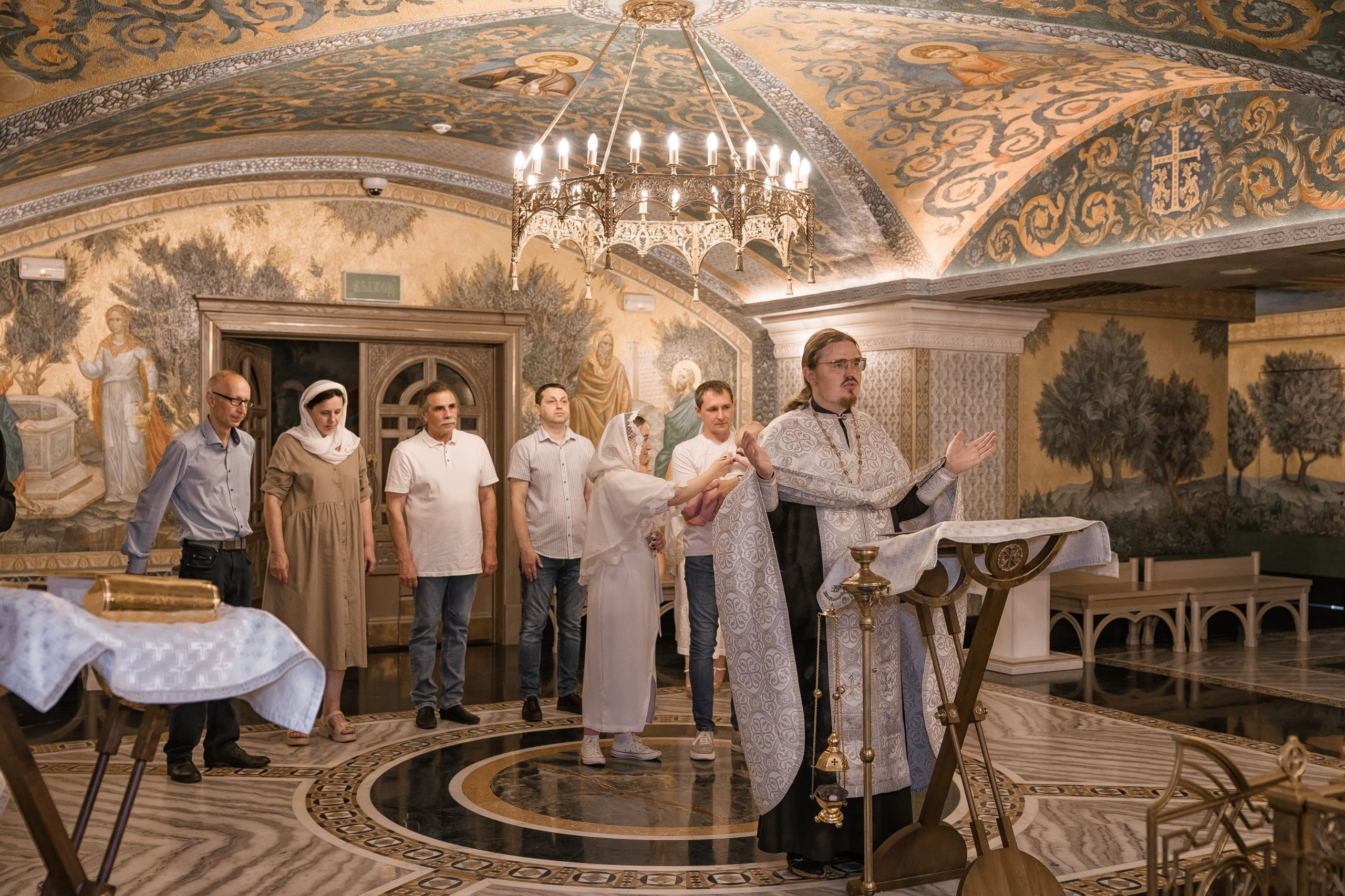 Таинство крещения. Семейный и детский фотограф в Москве Орешина Юлия