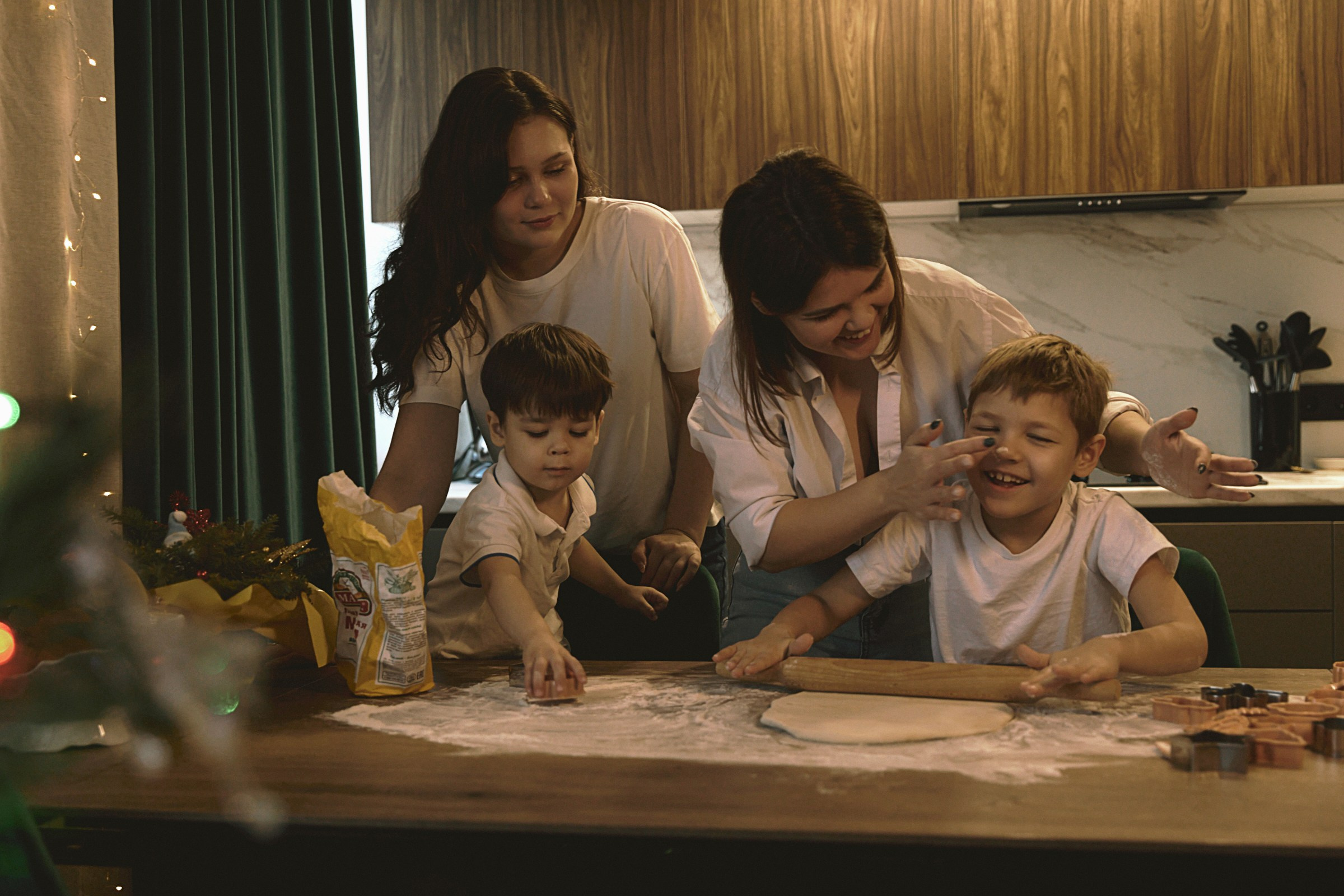 Дарья, Аня и дети