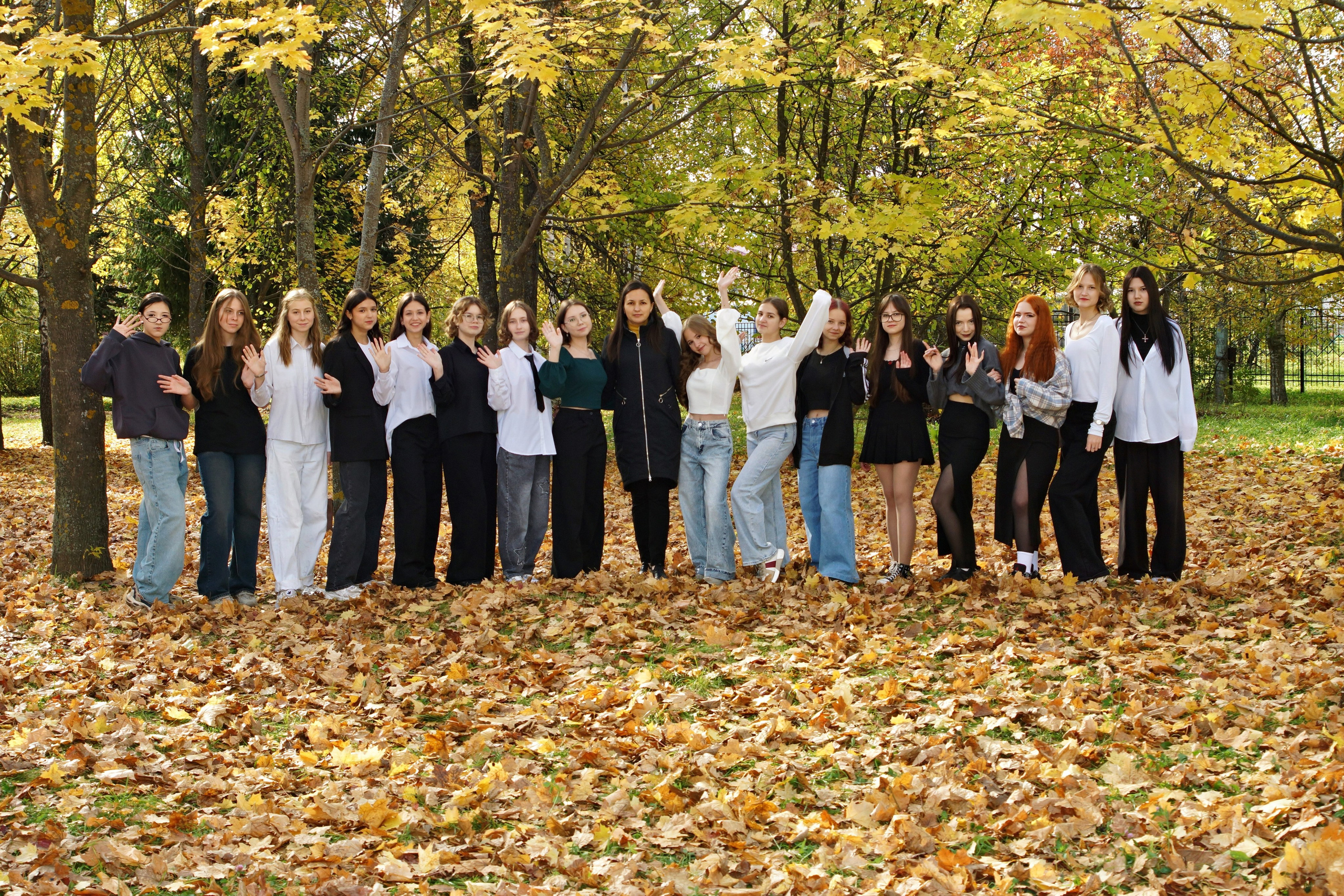 Осенняя фотосессия в школе г. Йошкар-Ола