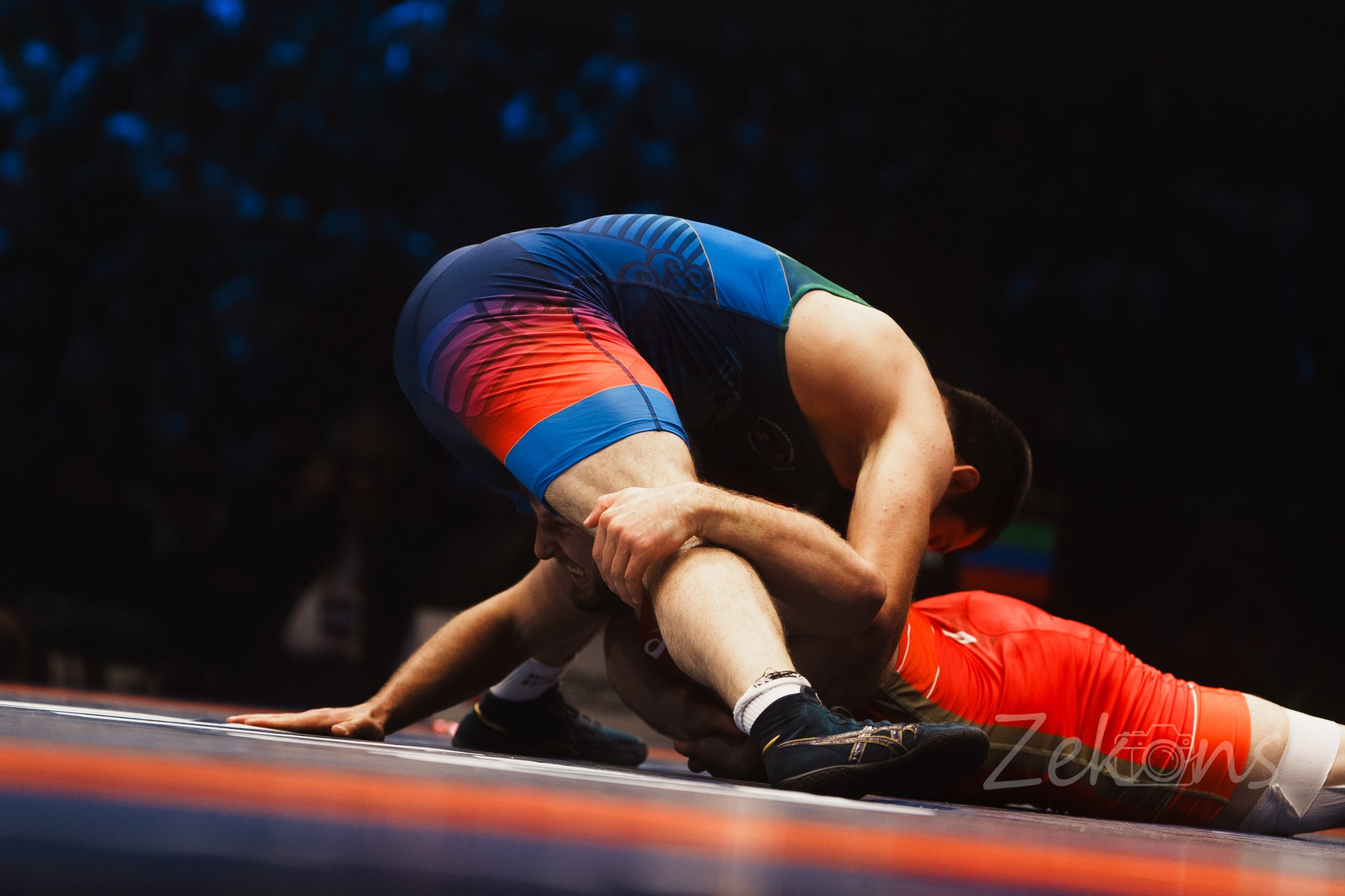 Чемпионат России по вольной борьбе 2025 (Москва). Zekons. Фото, видео, нейросети