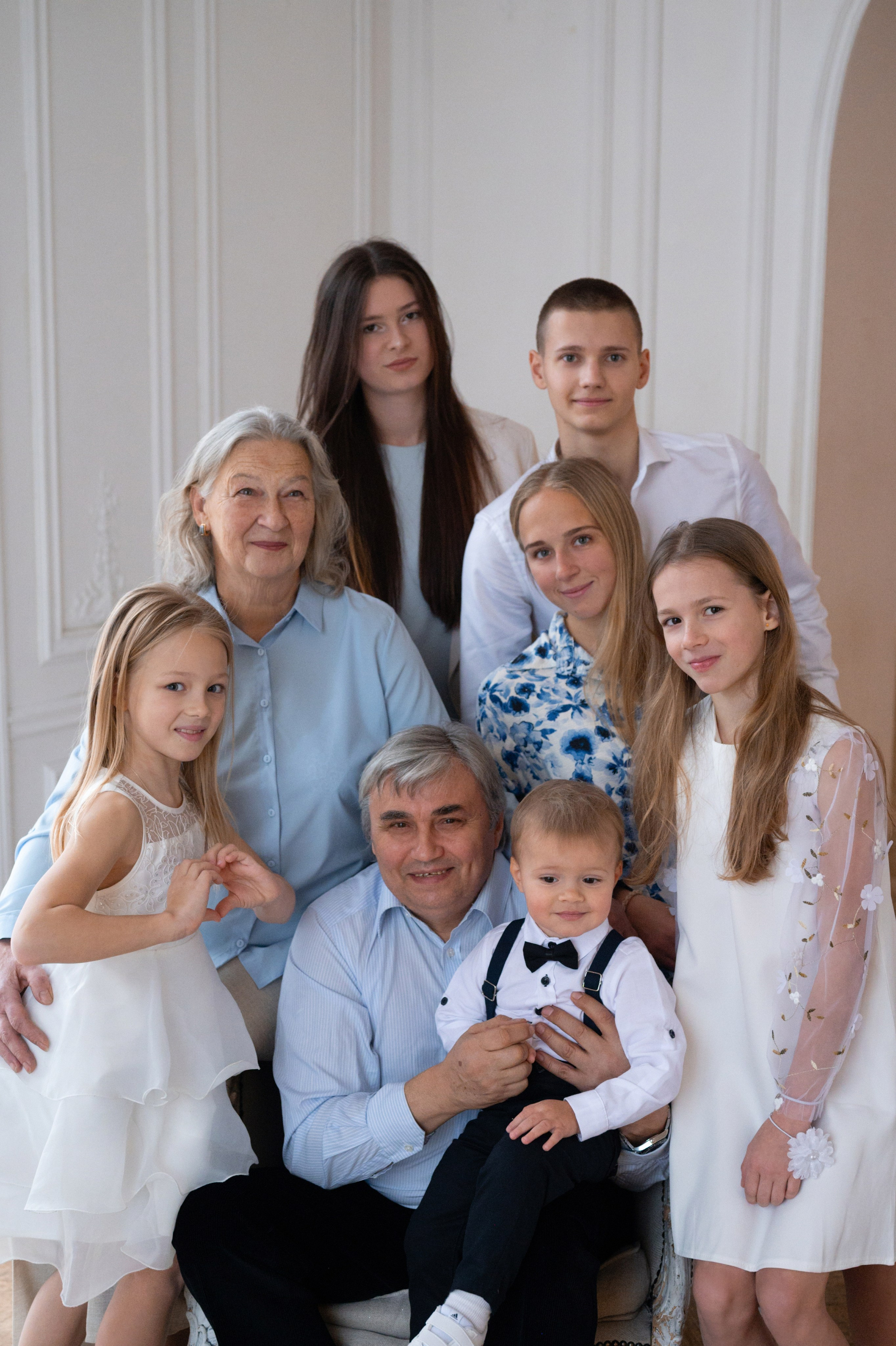 Фотосессия большой Семьи. Фотограф Юлия Кондратьева