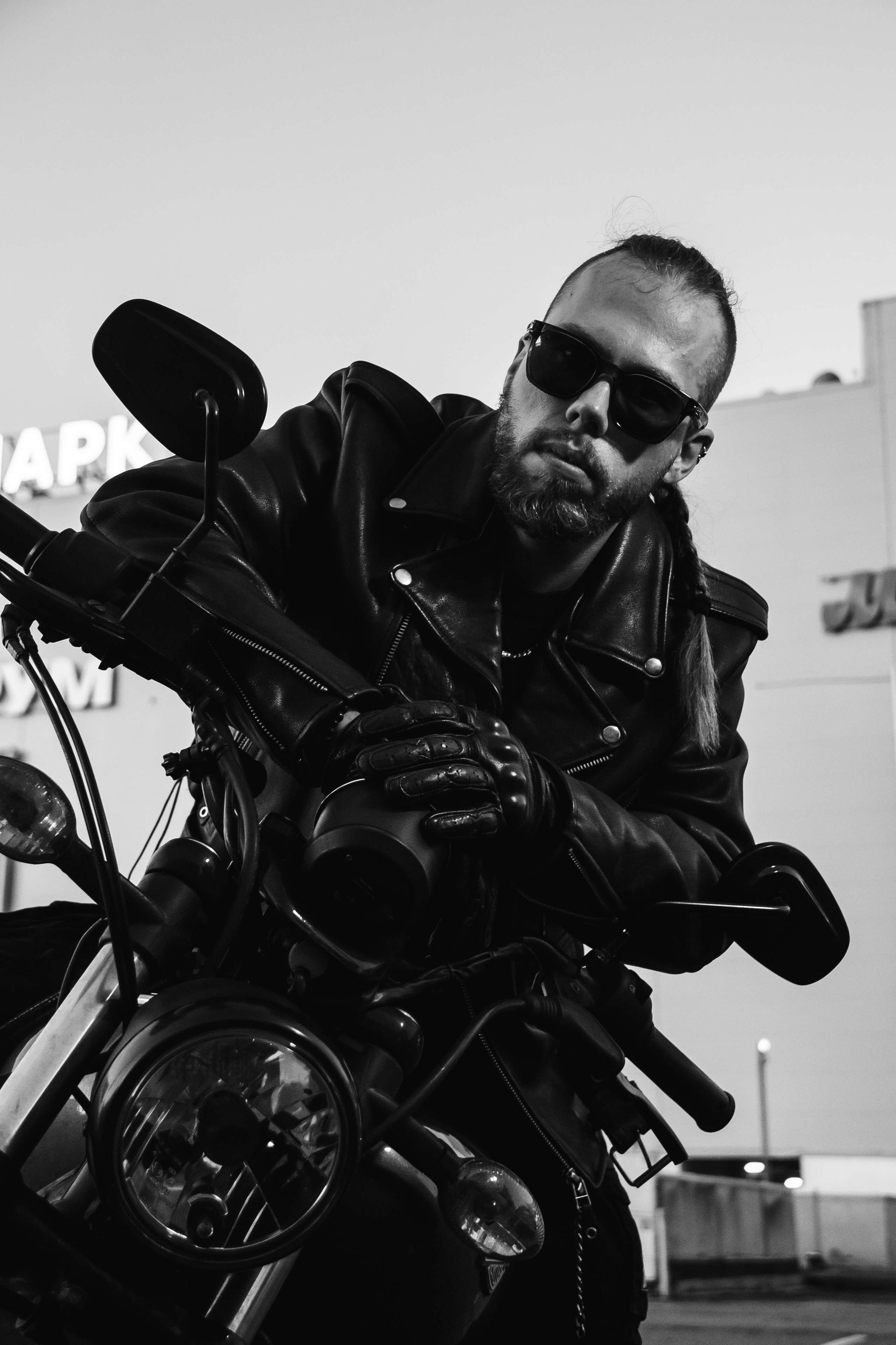 Иван и Harley Davidson. Наталия Фролова. Фотограф. Москва