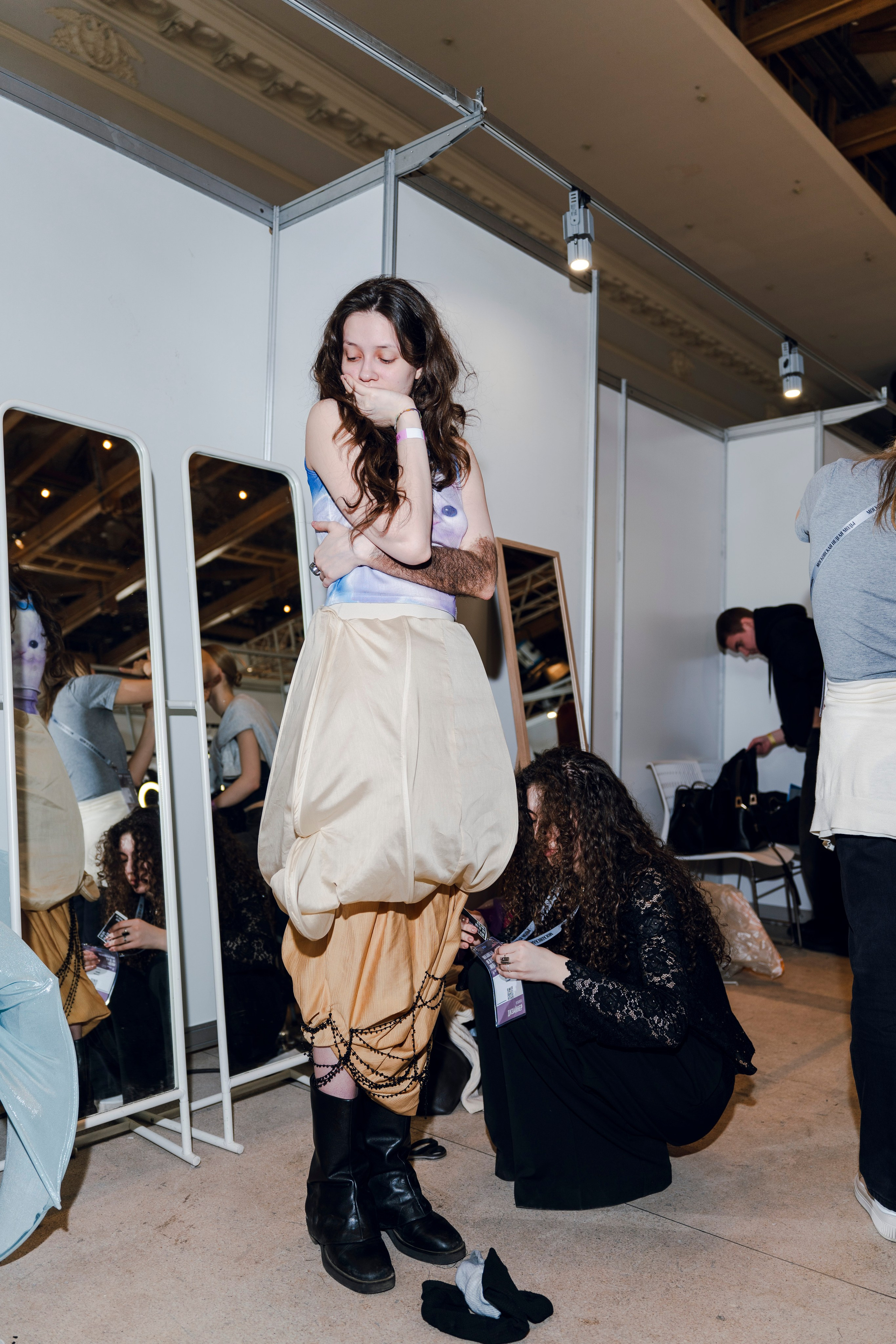 Показ Школы дизайна НИУ ВШЭ на Московской неделе моды. Фотограф в Москве Савкина Евгения