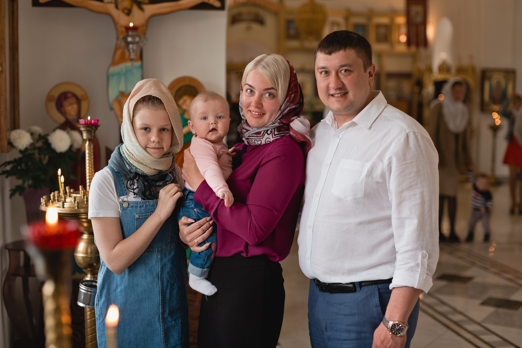КРЕЩЕНИЕ ВАРИ (г. Кремёнки). Семейный фотограф новорождённых в Серпухове Юлия Новикова +79637785957