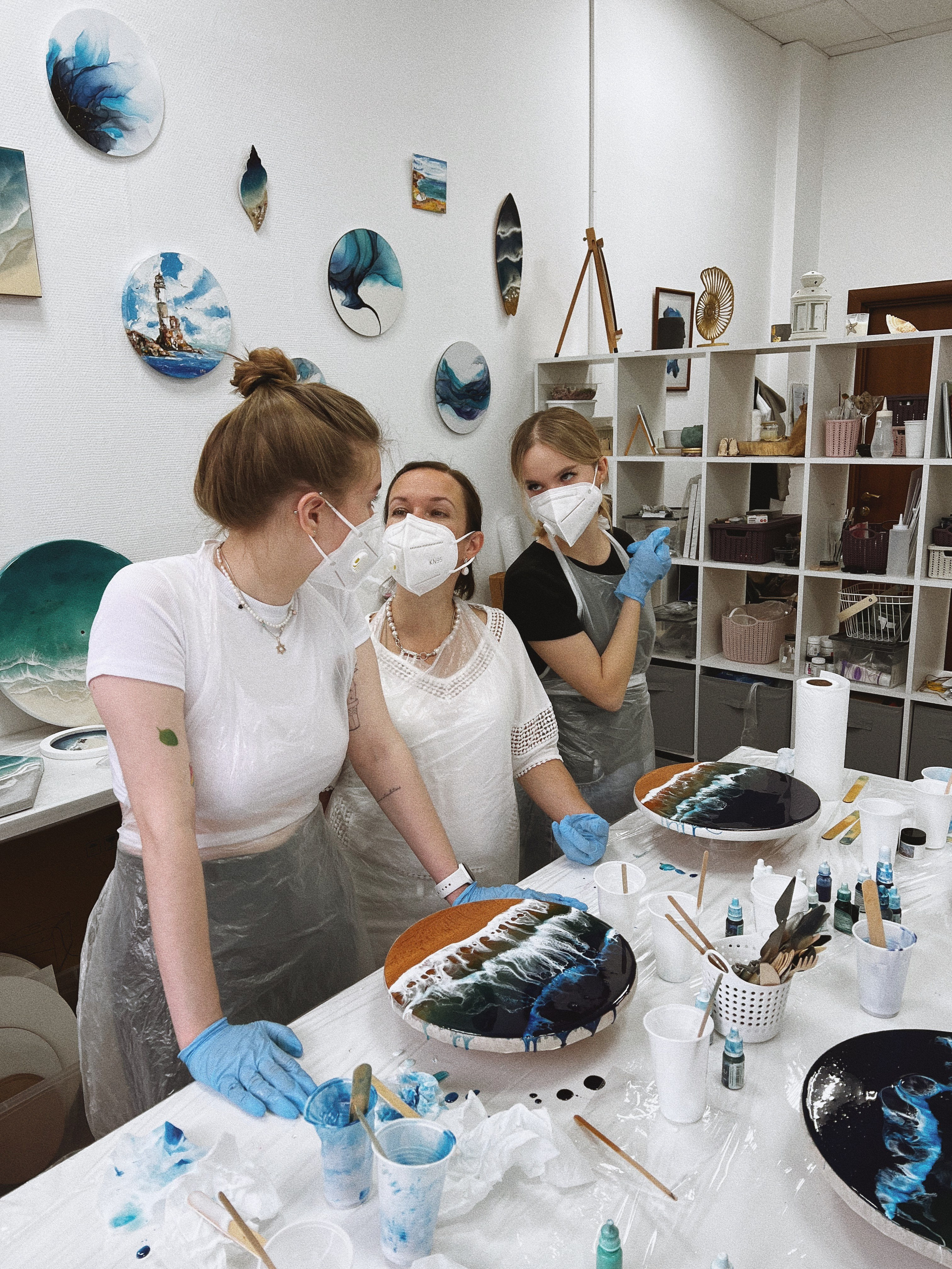 Мастер-классы. Seatales — эпоксидная смола и спиртовые чернила