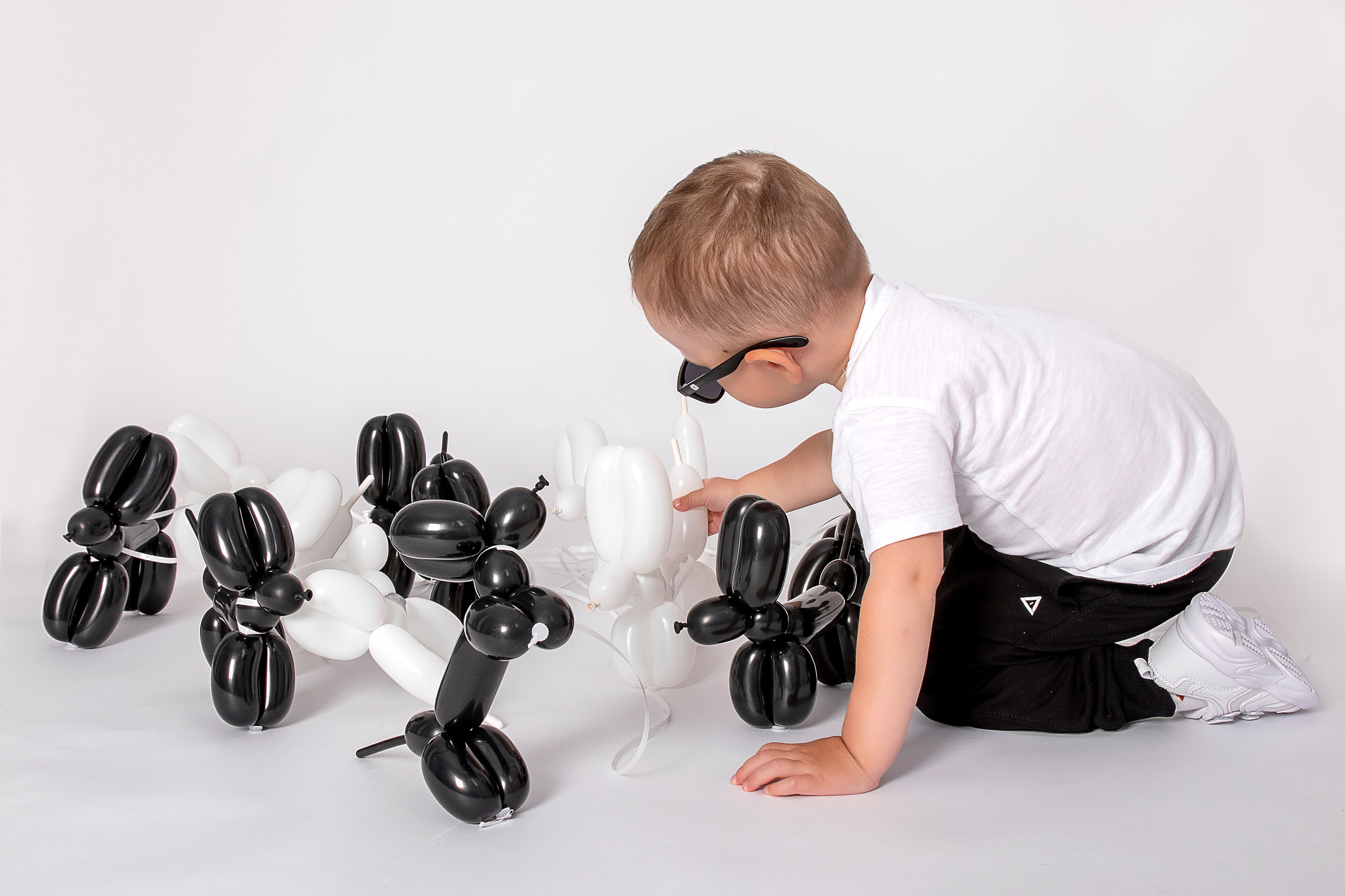 Фотосессия с воздушными шариками для Саши. Фотограф Наталья Жильцова