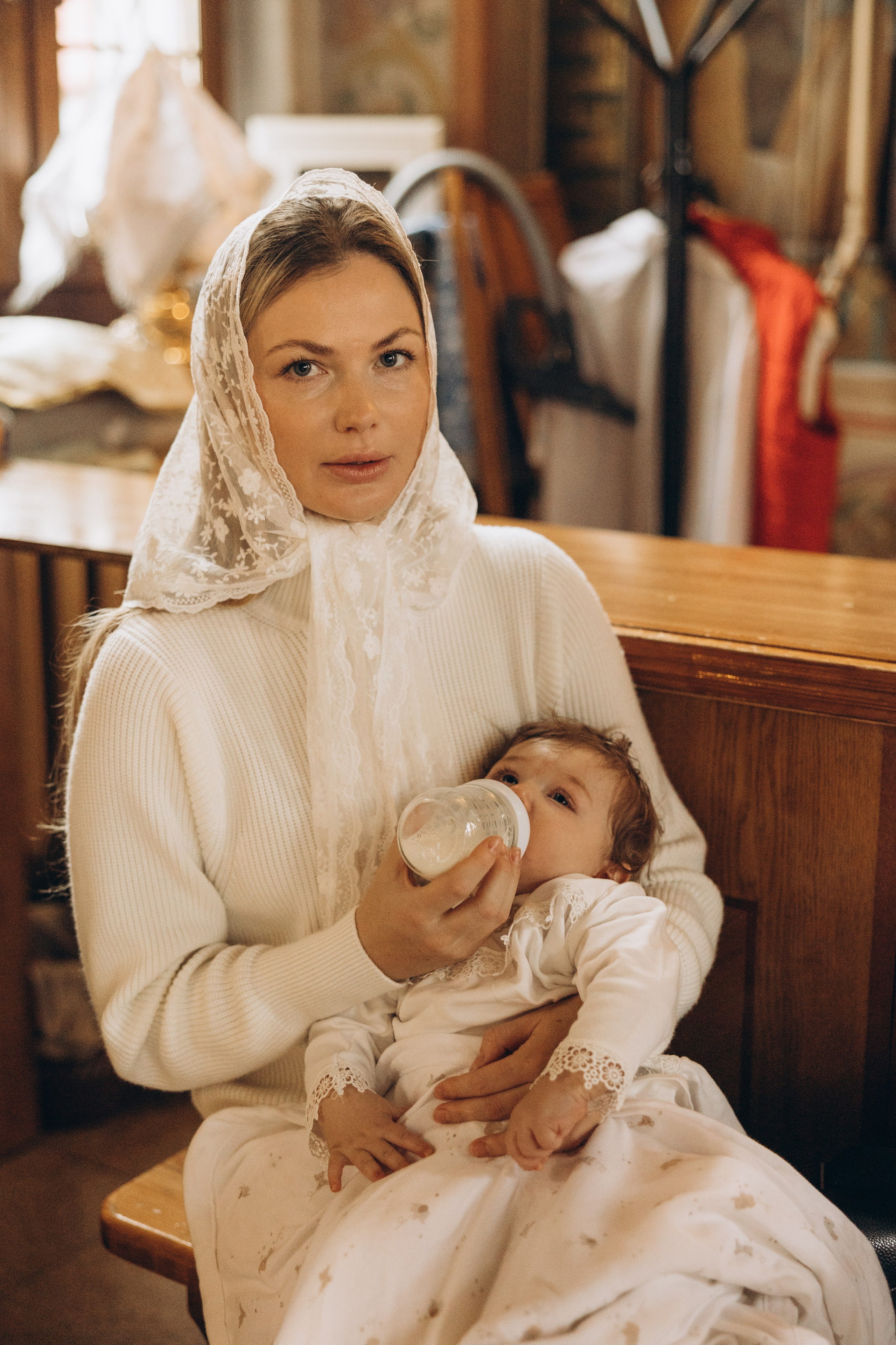 Крещение Дианы. Семейный фотограф в Москве Виктория Ястребинская