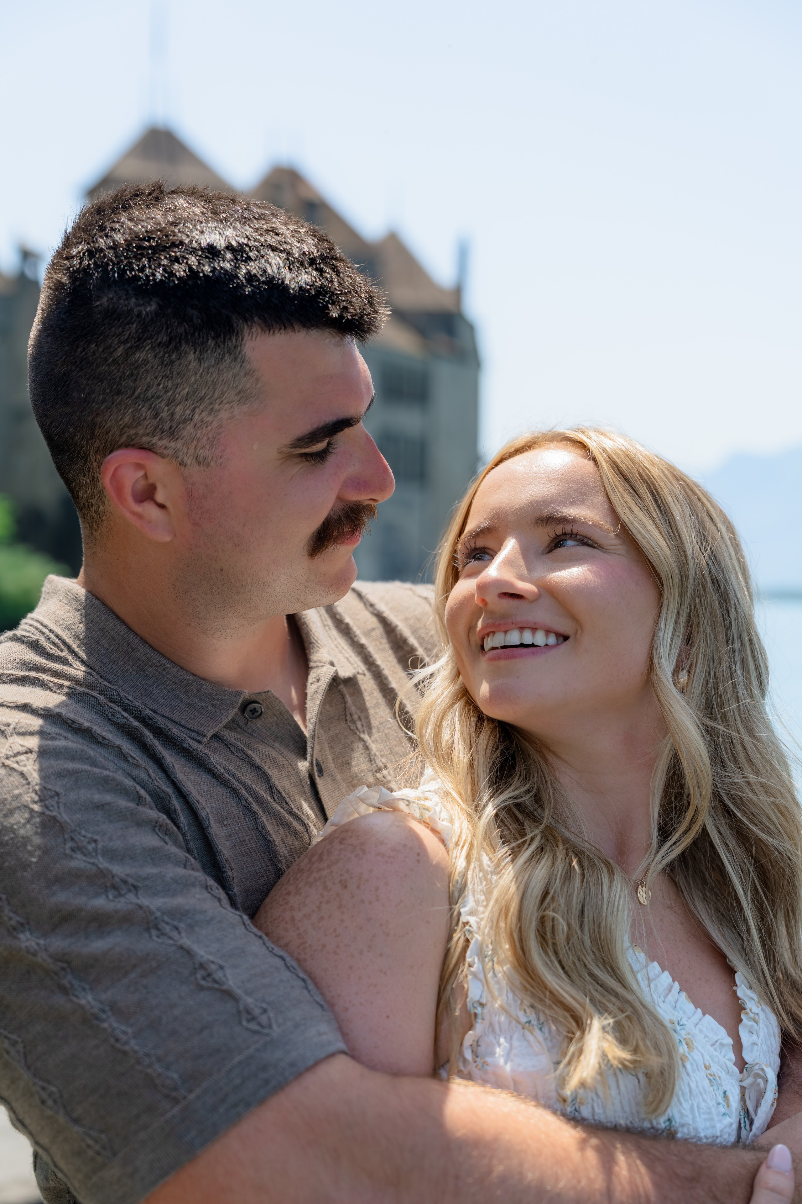 Brooklyn & Dakota | Proposal Montreux. Профессиональный свадебный фотограф в Женеве и Швейцарии | Таня Вовчецкая