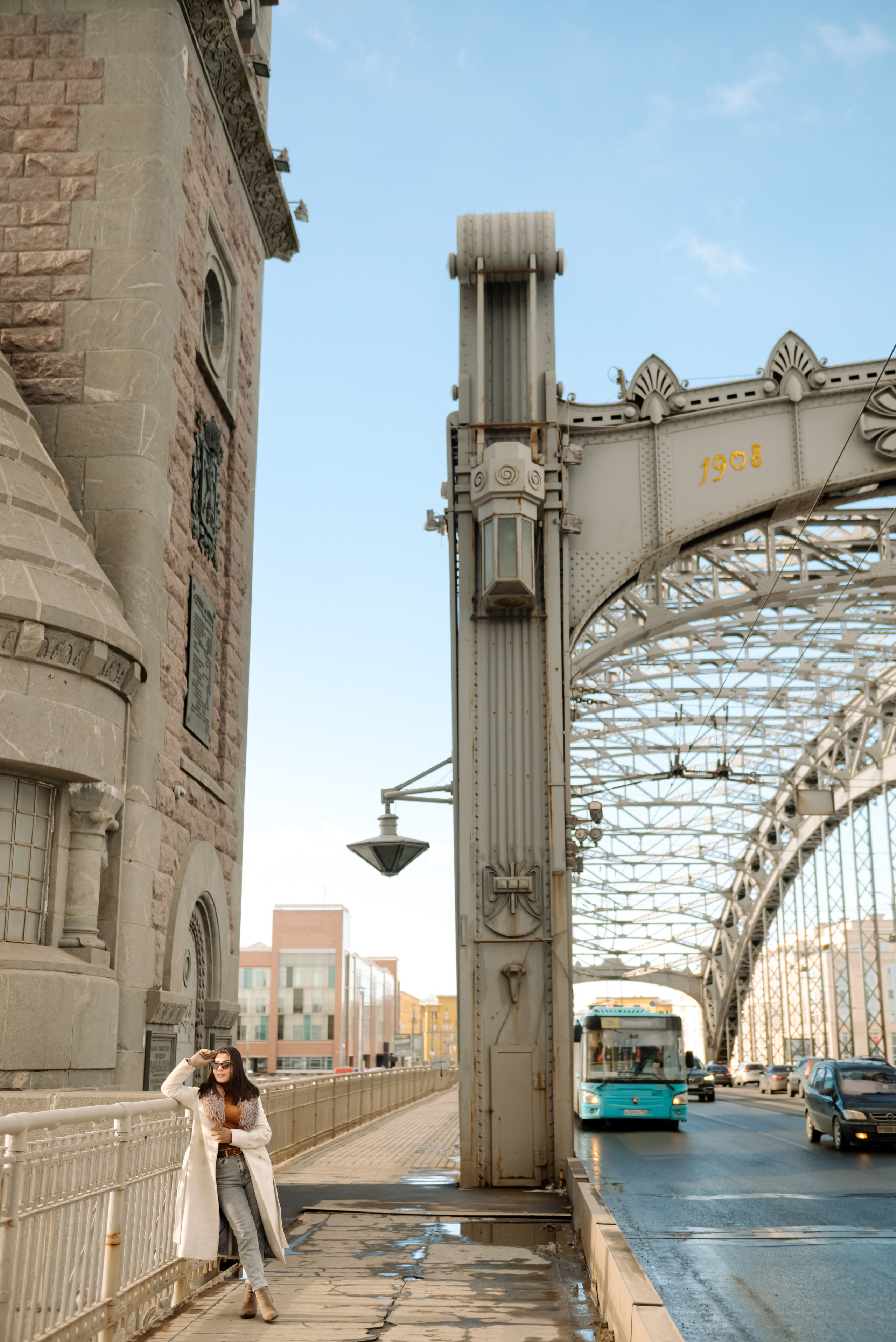Большеохтинский мост. Свадебный и сеейный фотограф в Санкт-Петербурге Елена Худякова