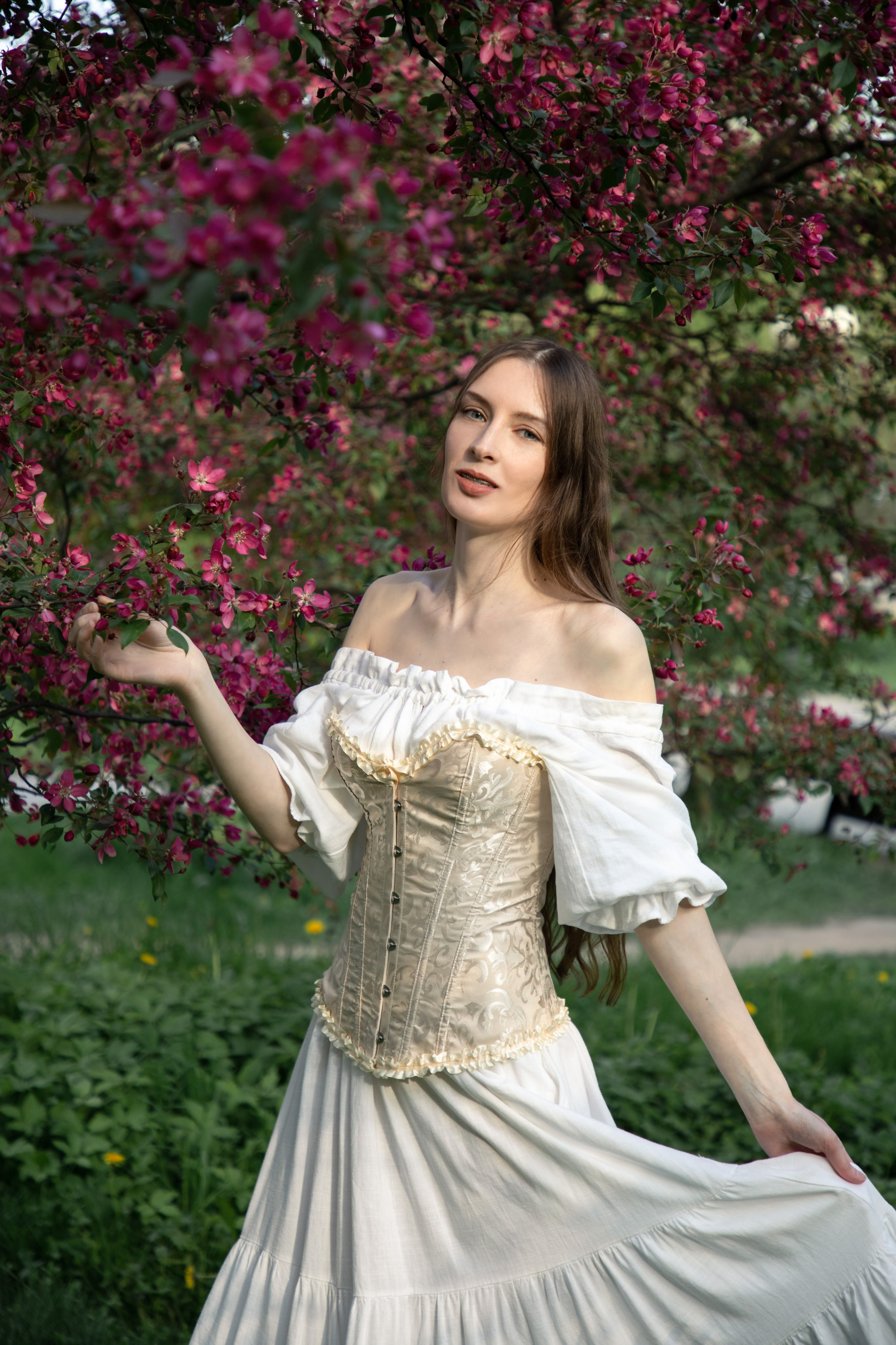 Пикник в розовых яблонях. Юлия Башкатова, сказочный фотограф, Москва