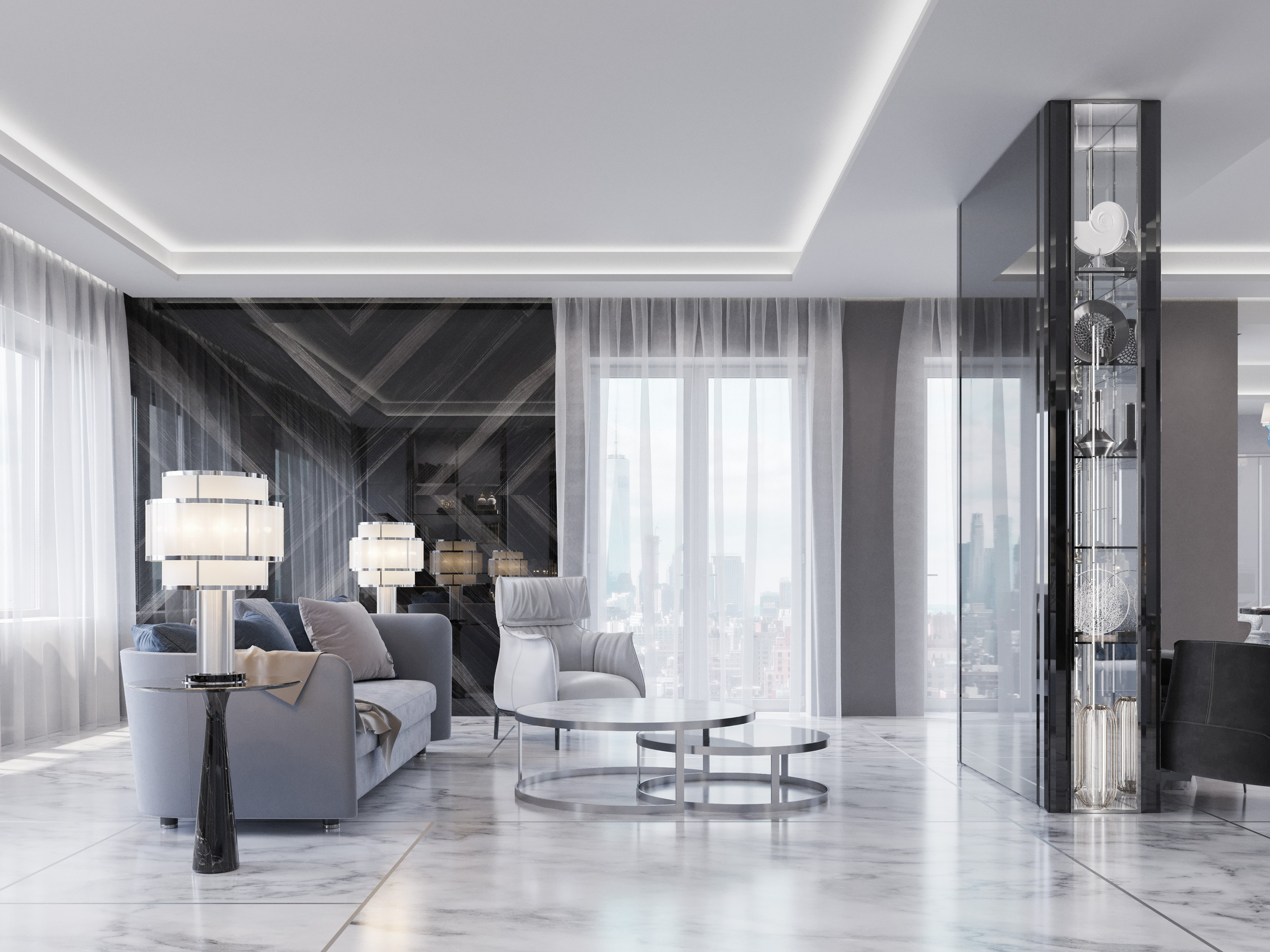 3D Визуализация Элитной Квартиры в Современном Стиле. Визуализатор интерьера в Москве | Брагин Кирилл