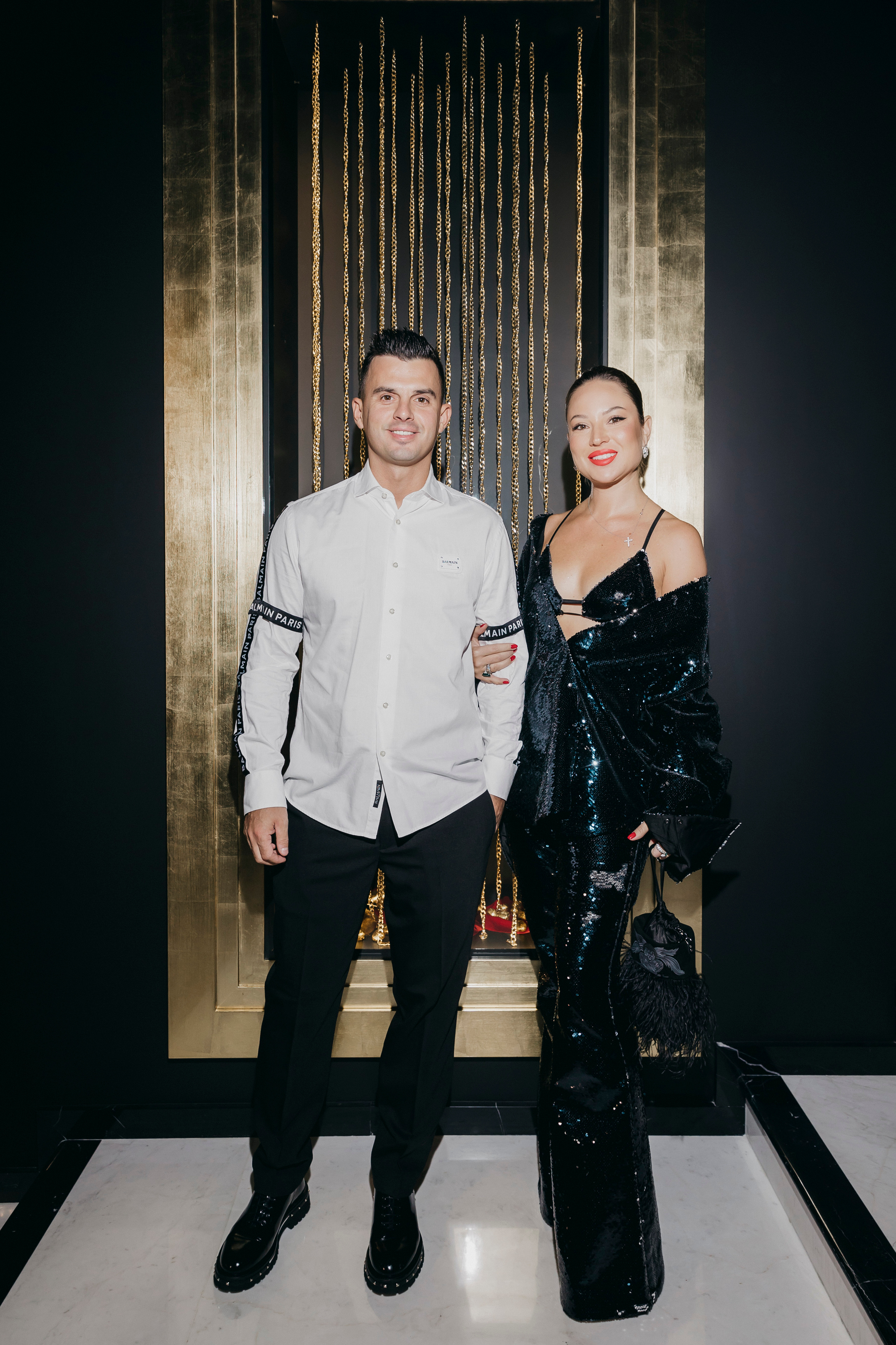 Кирилл Туриченко со спутницей на закрытой презентации клипа JONY на песню «Никак».