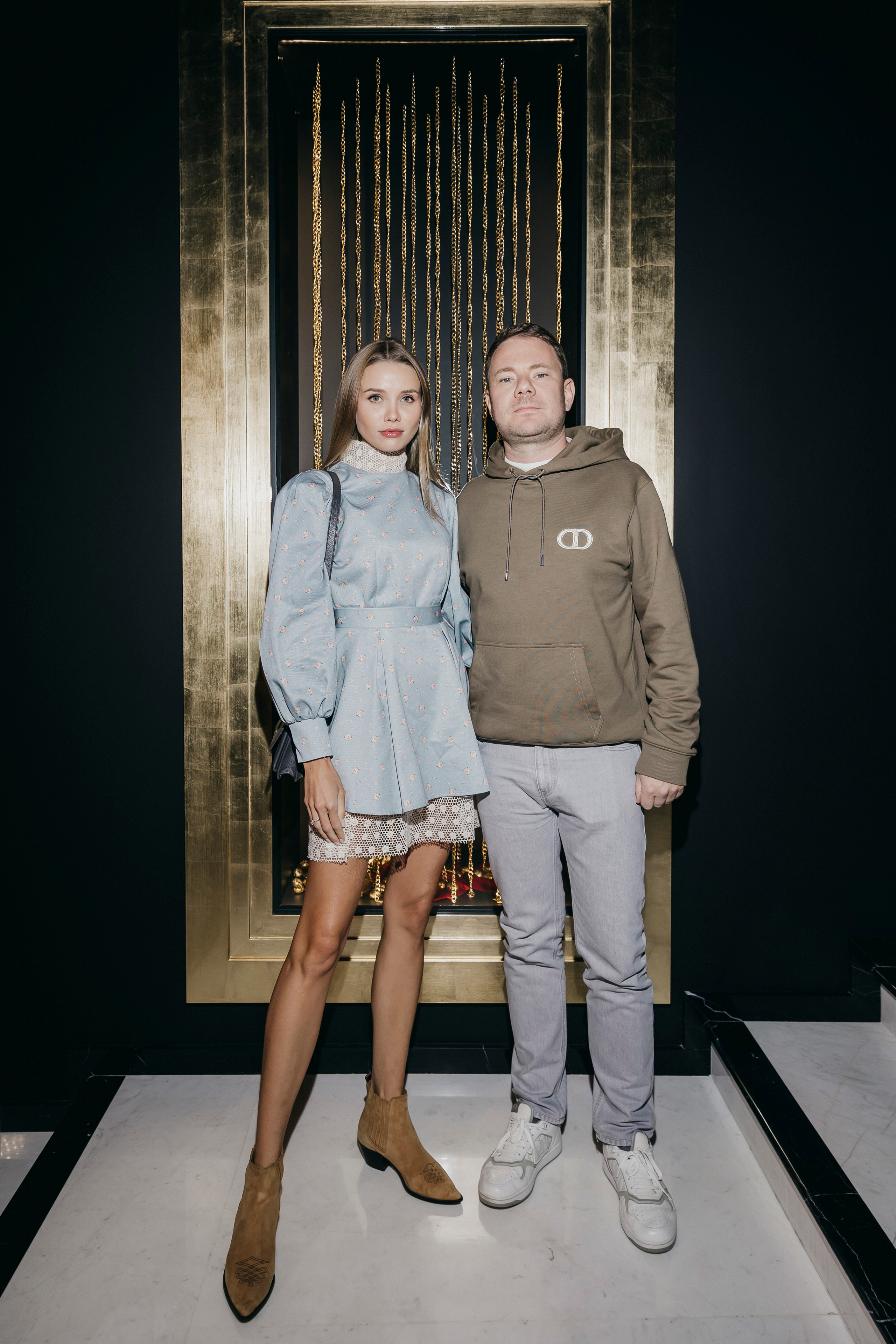 Анастасия Кривошеева и DJ Smash на закрытой презентации клипа JONY на песню «Никак».