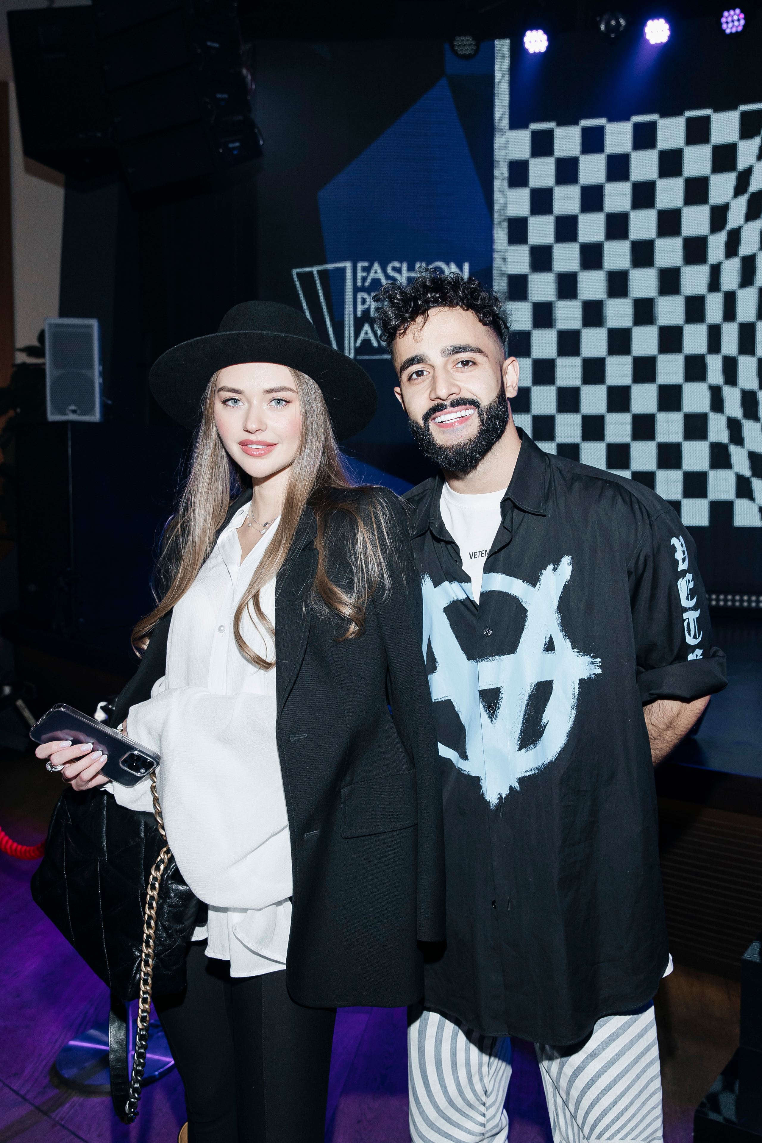 Гусейн Гасанов со спутницей FASHION PEOPLE AWARDS 2022