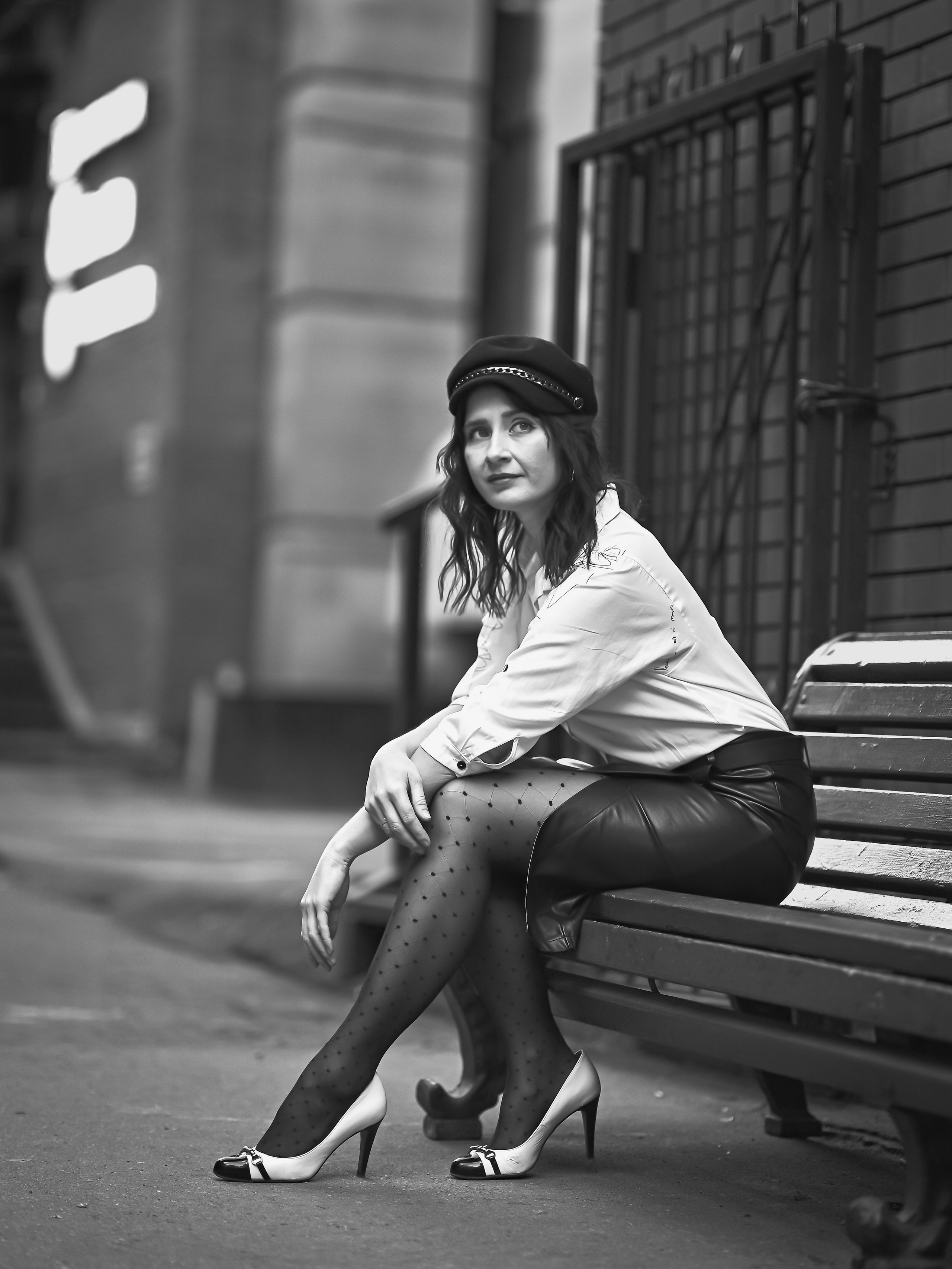 Весна на Красном Октябре ч_б. Портретный фотограф в Москве Сергей Чудов