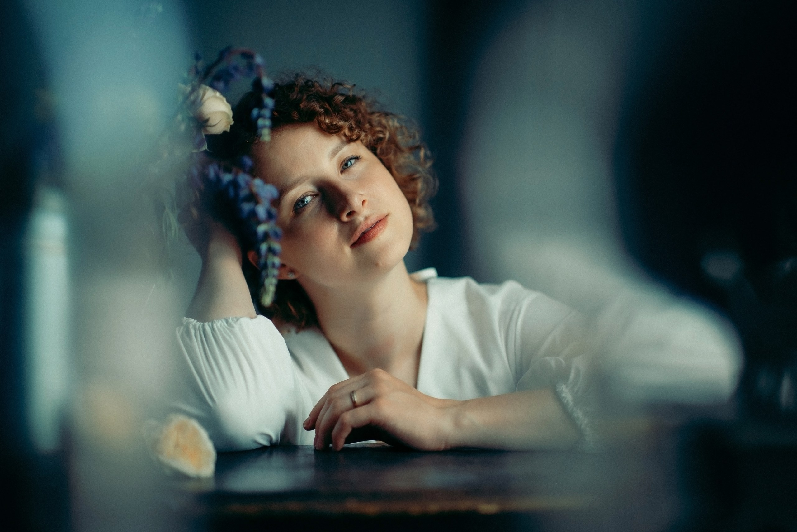 Женский портрет художественный. Детский и семейный фотограф Татьяна Рыбалко. Фотосессии у вас дома