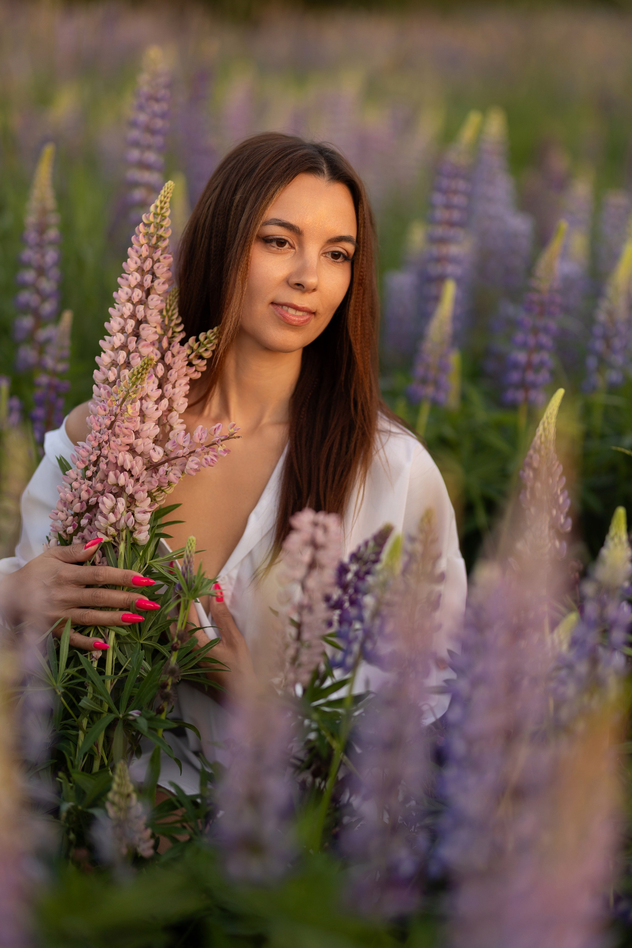 Фотосессия с люпинами. Семейный и свадебный фотограф в Санкт-Петербурге Татьяна Швыкова