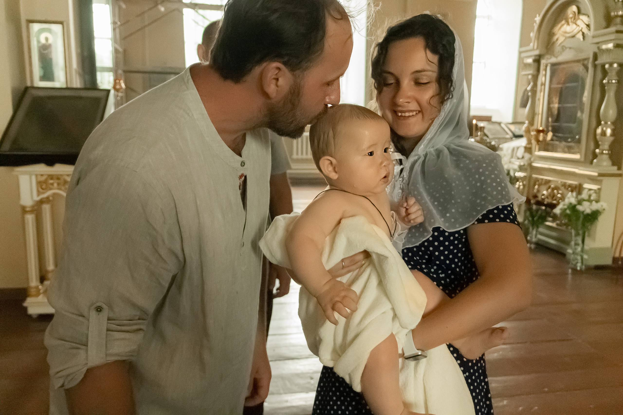 Крещение близнецов Лаврентия и Николая. Съемка Таинств Крещения Венчания, детские и семейные съемки в Пензе