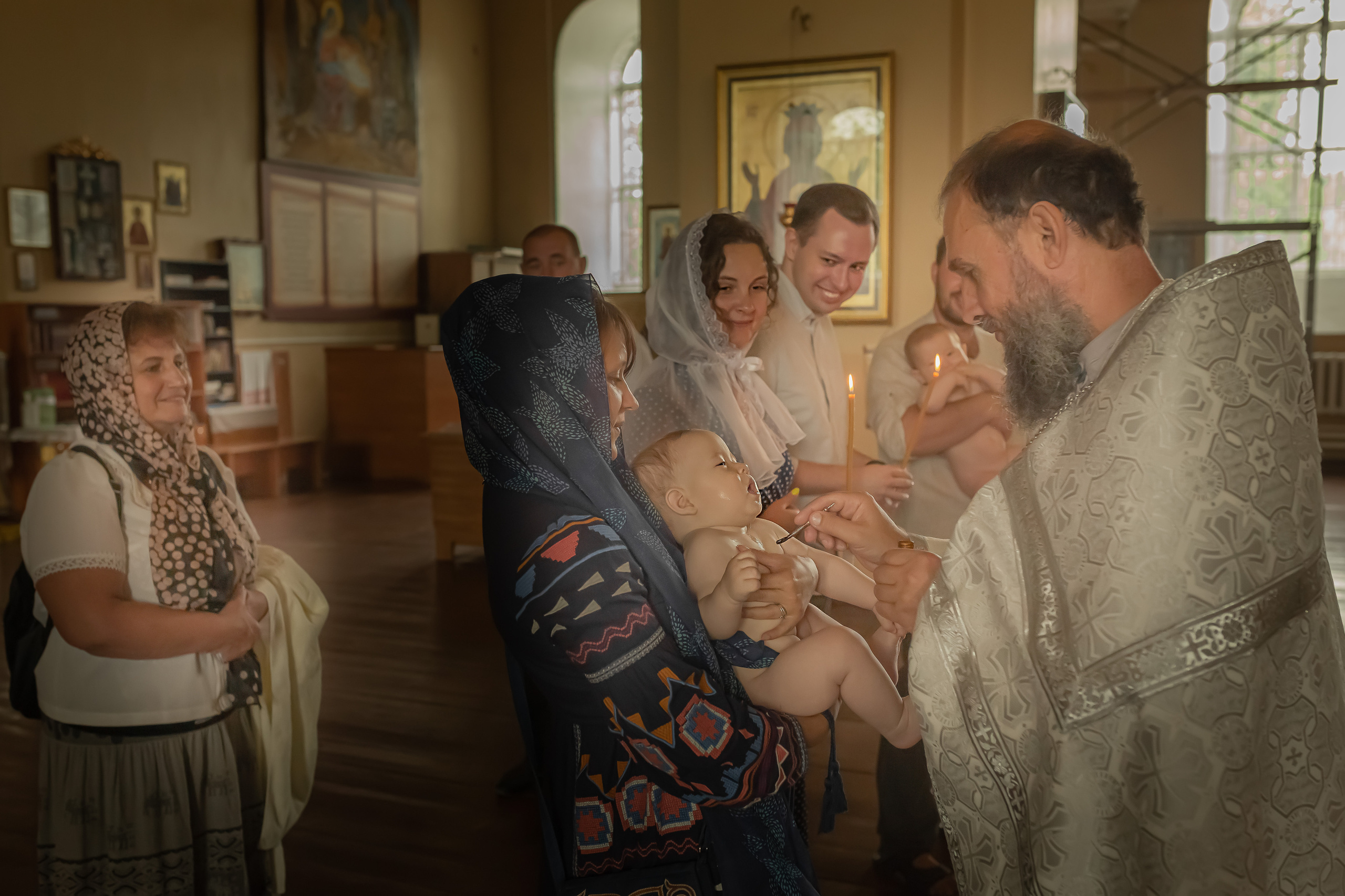 Крещение близнецов Лаврентия и Николая. Съемка Таинств Крещения Венчания, детские и семейные съемки в Пензе