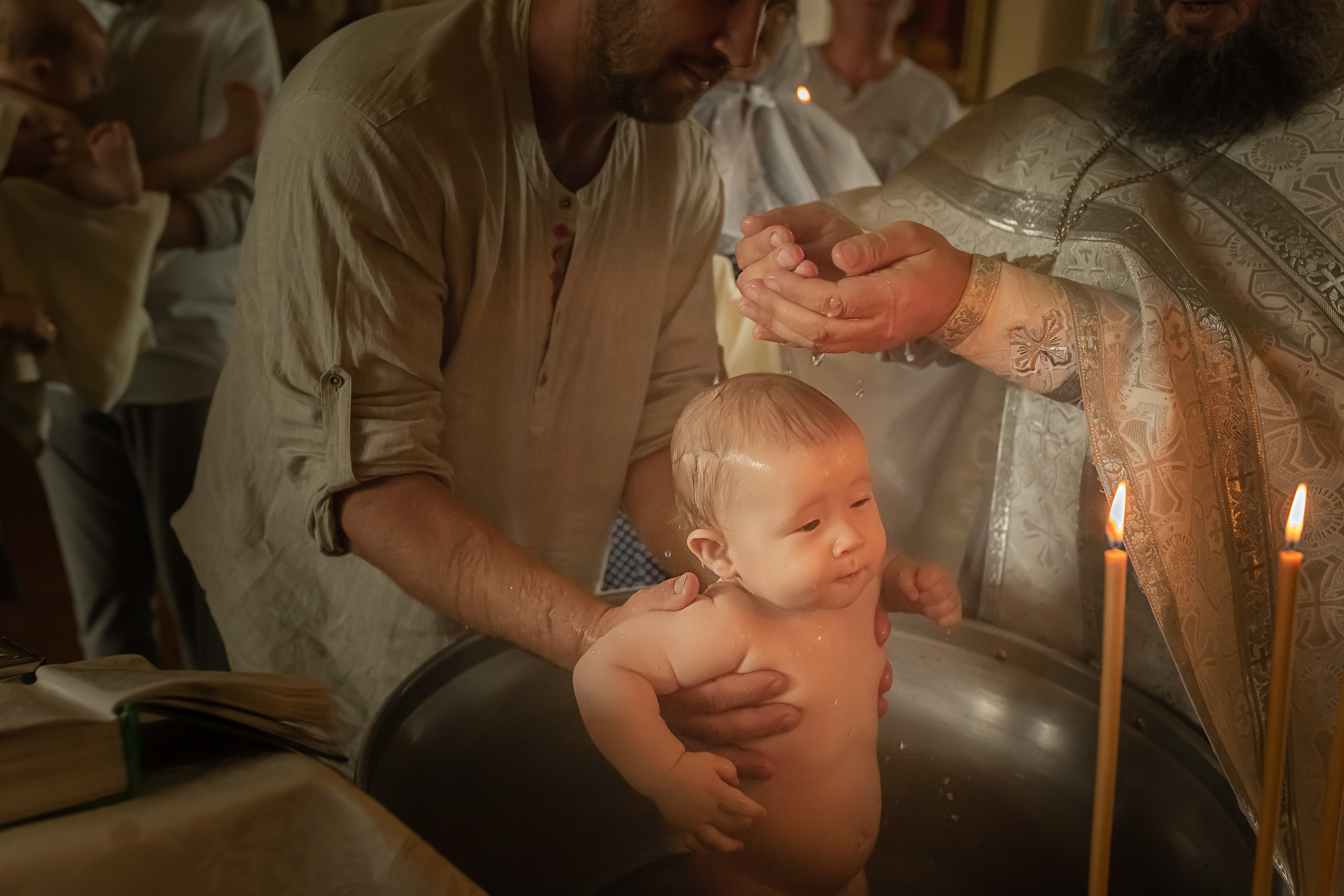 Крещение близнецов Лаврентия и Николая. Съемка Таинств Крещения Венчания, детские и семейные съемки в Пензе