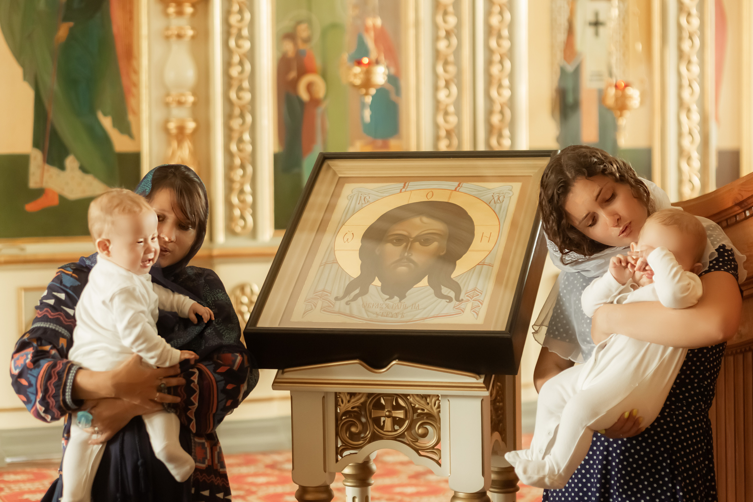 Крещение близнецов Лаврентия и Николая. Съемка Таинств Крещения Венчания, детские и семейные съемки в Пензе